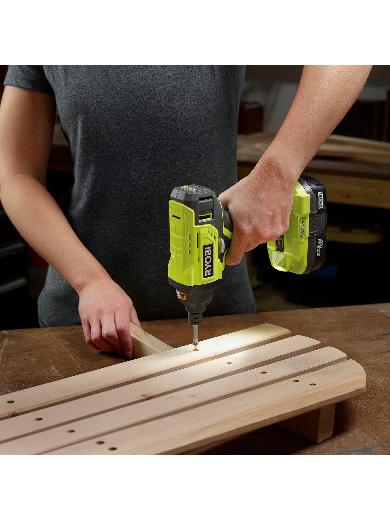 ryobi-r18id2-120s-18v-one-cordless-impact-driver-starter-kit-includesnbsp1-x-20ah-batterystillFront