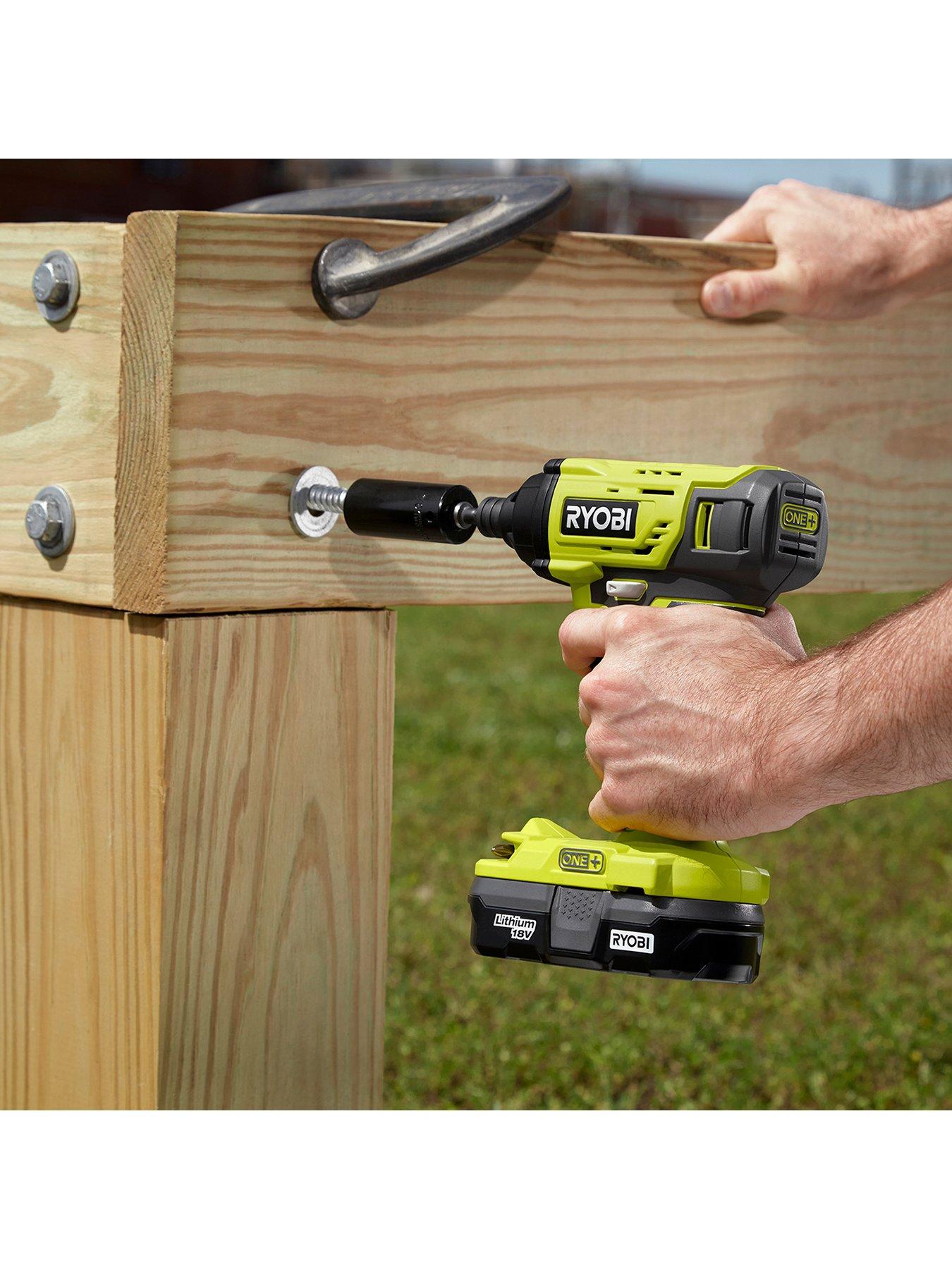 ryobi-r18id2-120s-18v-one-cordless-impact-driver-starter-kit-includesnbsp1-x-20ah-batteryback