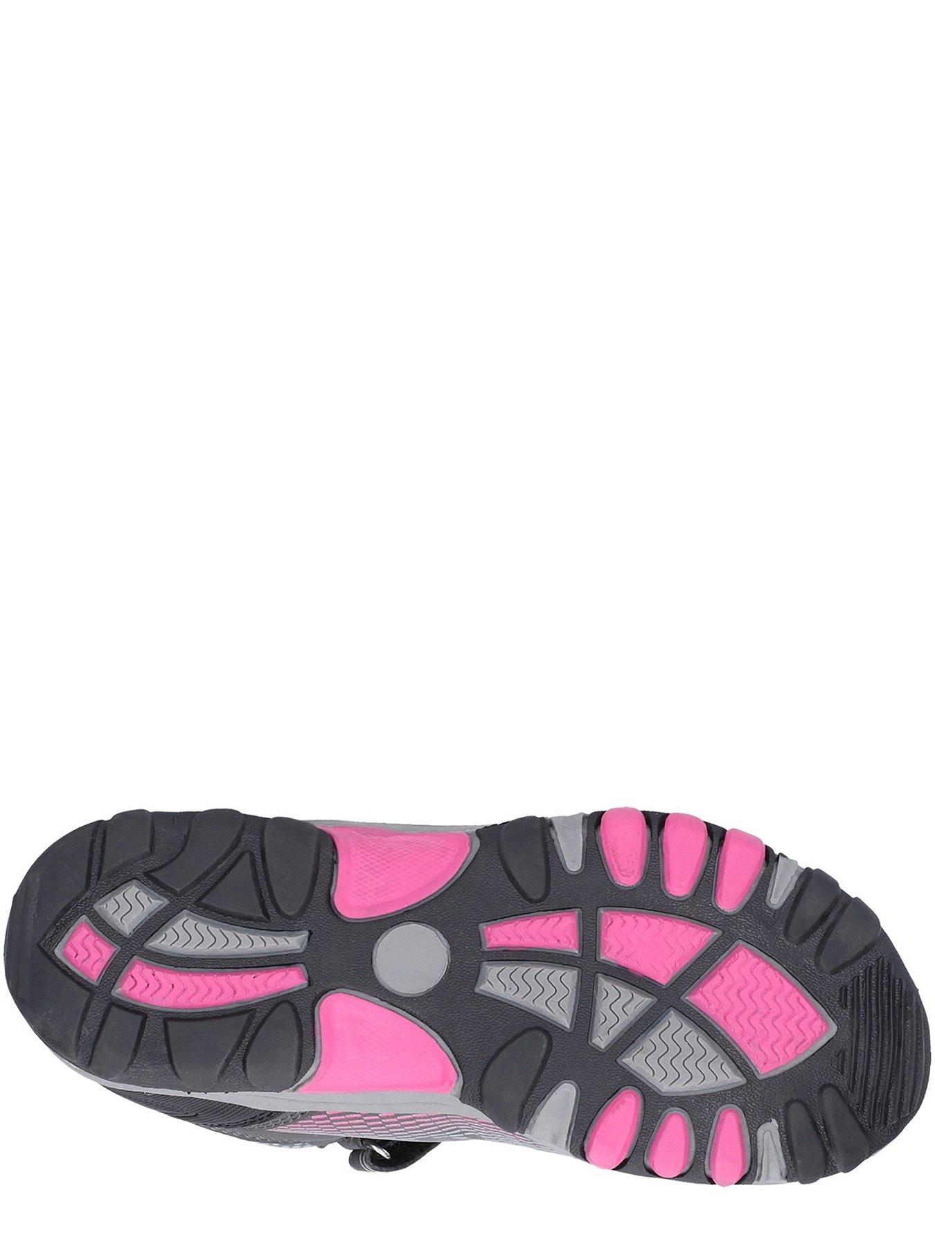 Image 4 of 4 of Cotswold Ducklinton Lace Hiker Boot - Grey/Pink