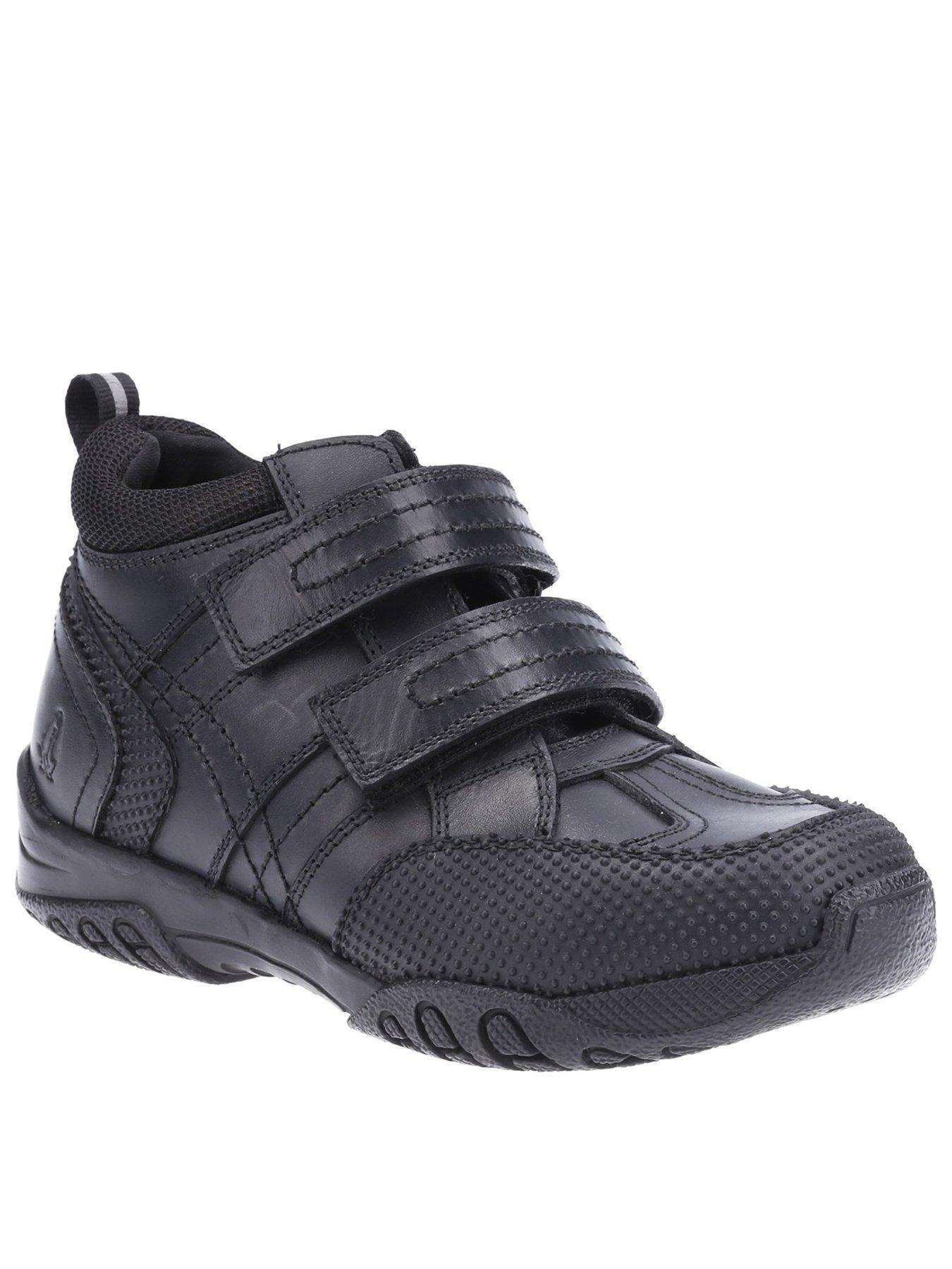 Image 1 of 4 of Hush Puppies Jezza Back To School&nbsp;Strap Boot - Black