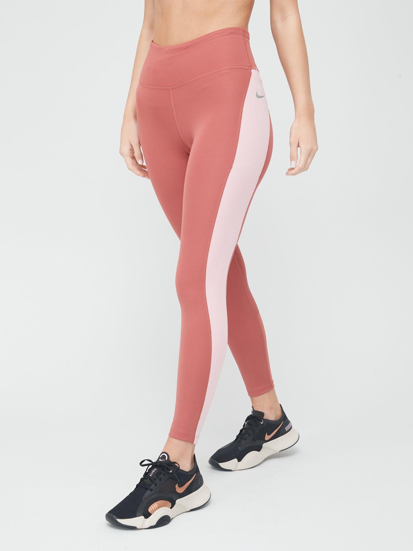 Nike leggings red stripe hotsell