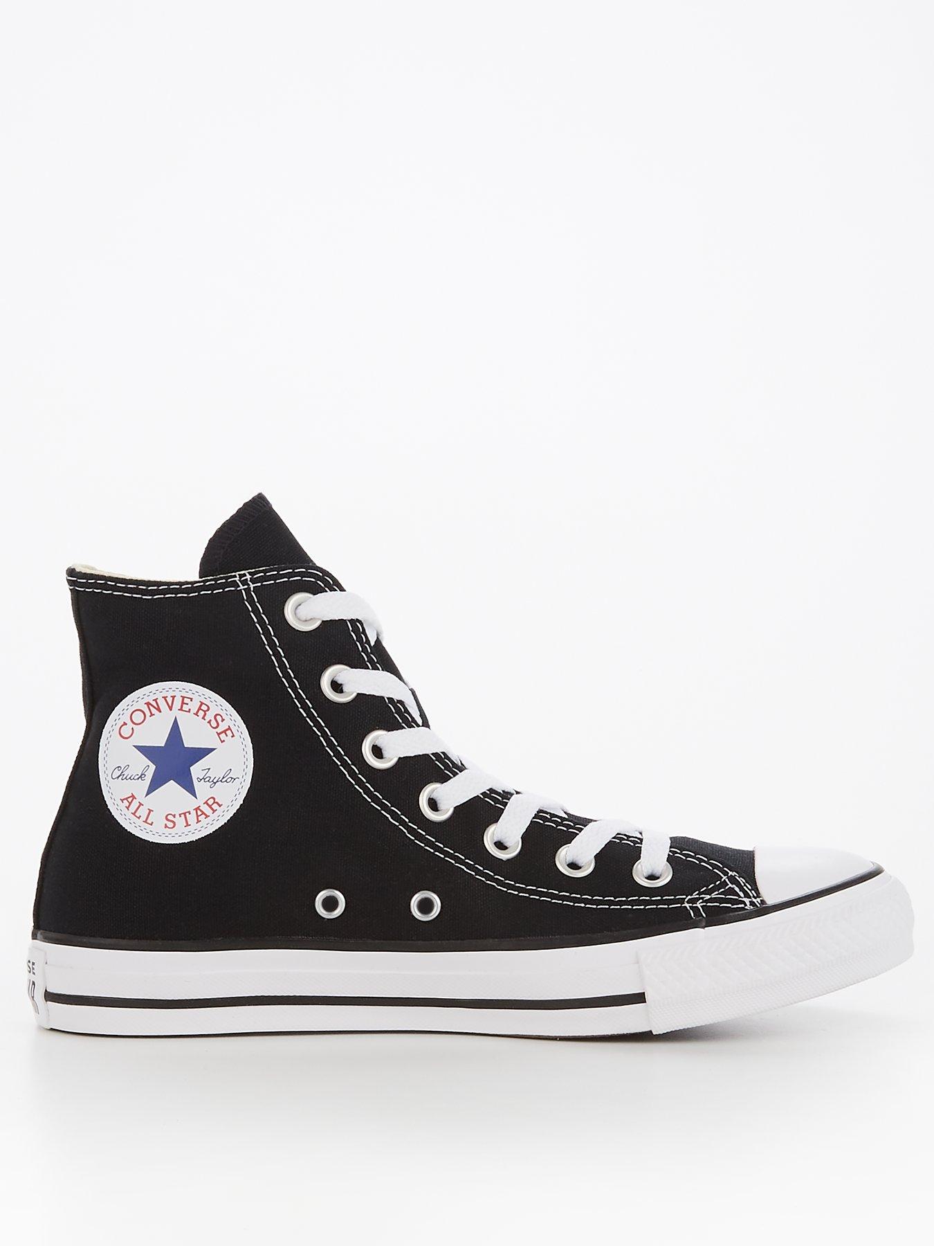 Converse Unisex Leather Hi Top Trainers Black Very Ireland