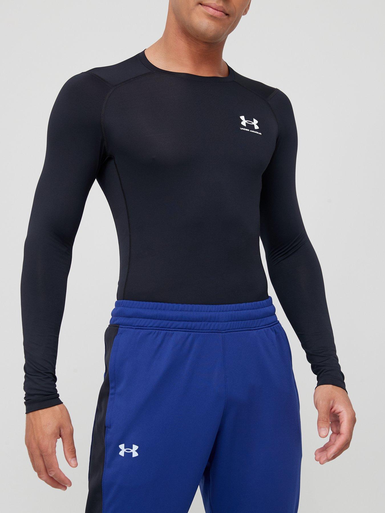 Image 1 of 4 of UNDER ARMOUR Mens Compression Long Sleeve T-Shirt - Black