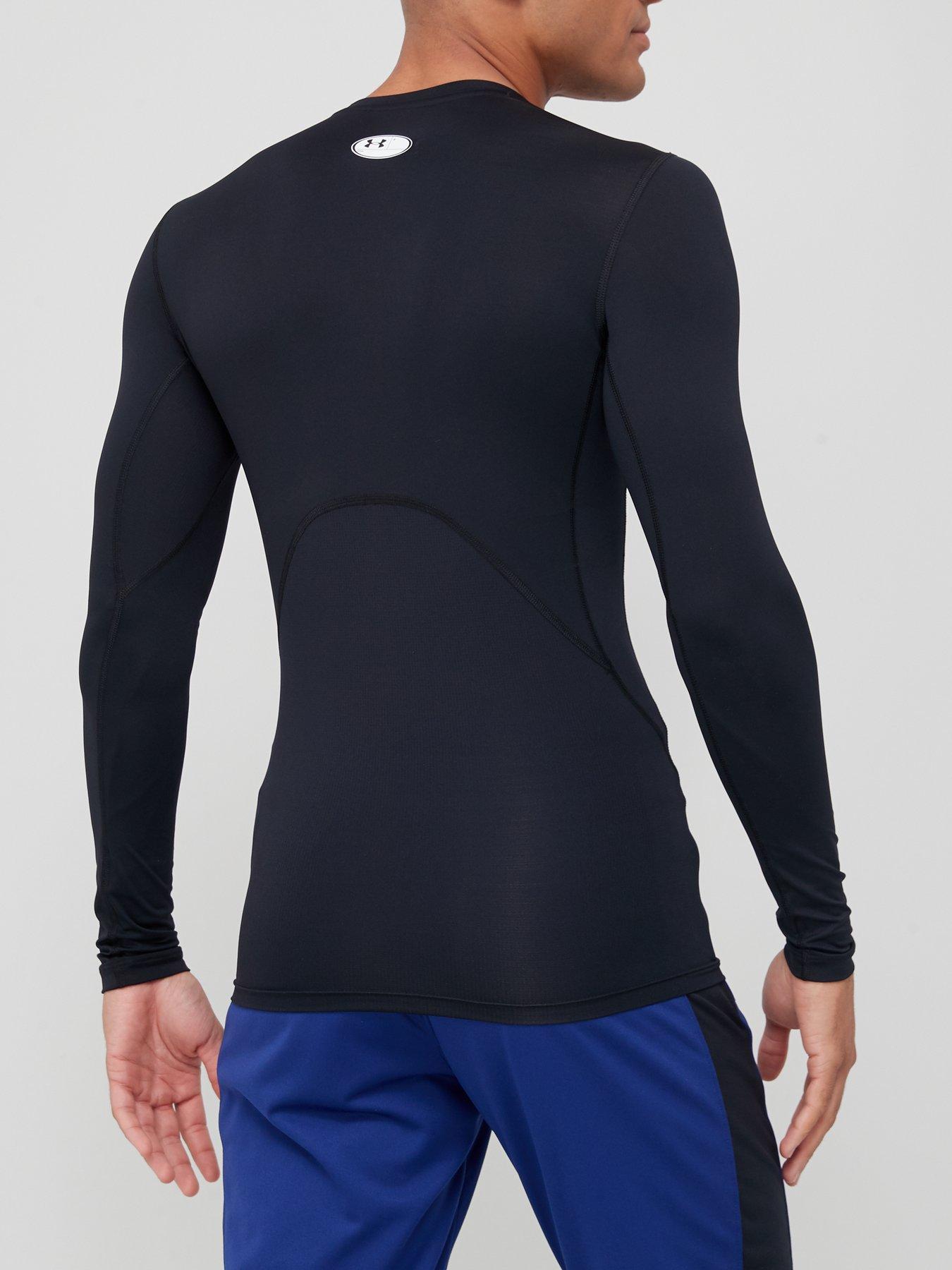 Image 2 of 4 of UNDER ARMOUR Mens Compression Long Sleeve T-Shirt - Black