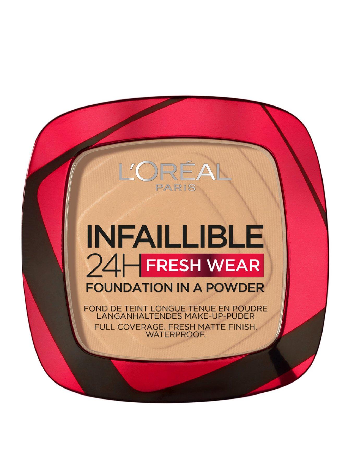 Image 1 of 6 of L'Oreal Paris L'Oreal Paris Infallible 24H Fresh Wear Foundation in a Powder, longwear coverage, mattifying finish, available in 6 shades