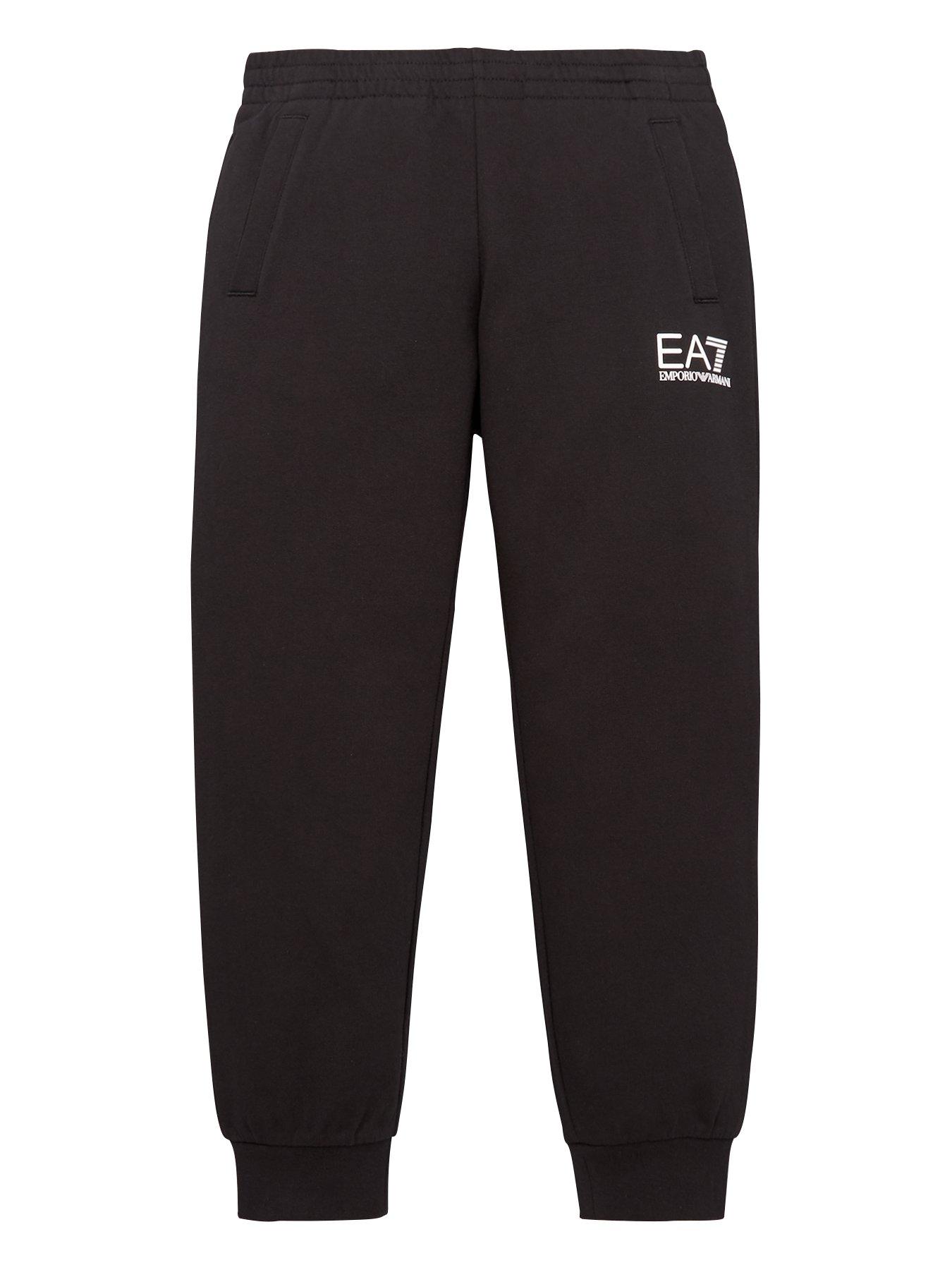 Ea7 on sale joggers black