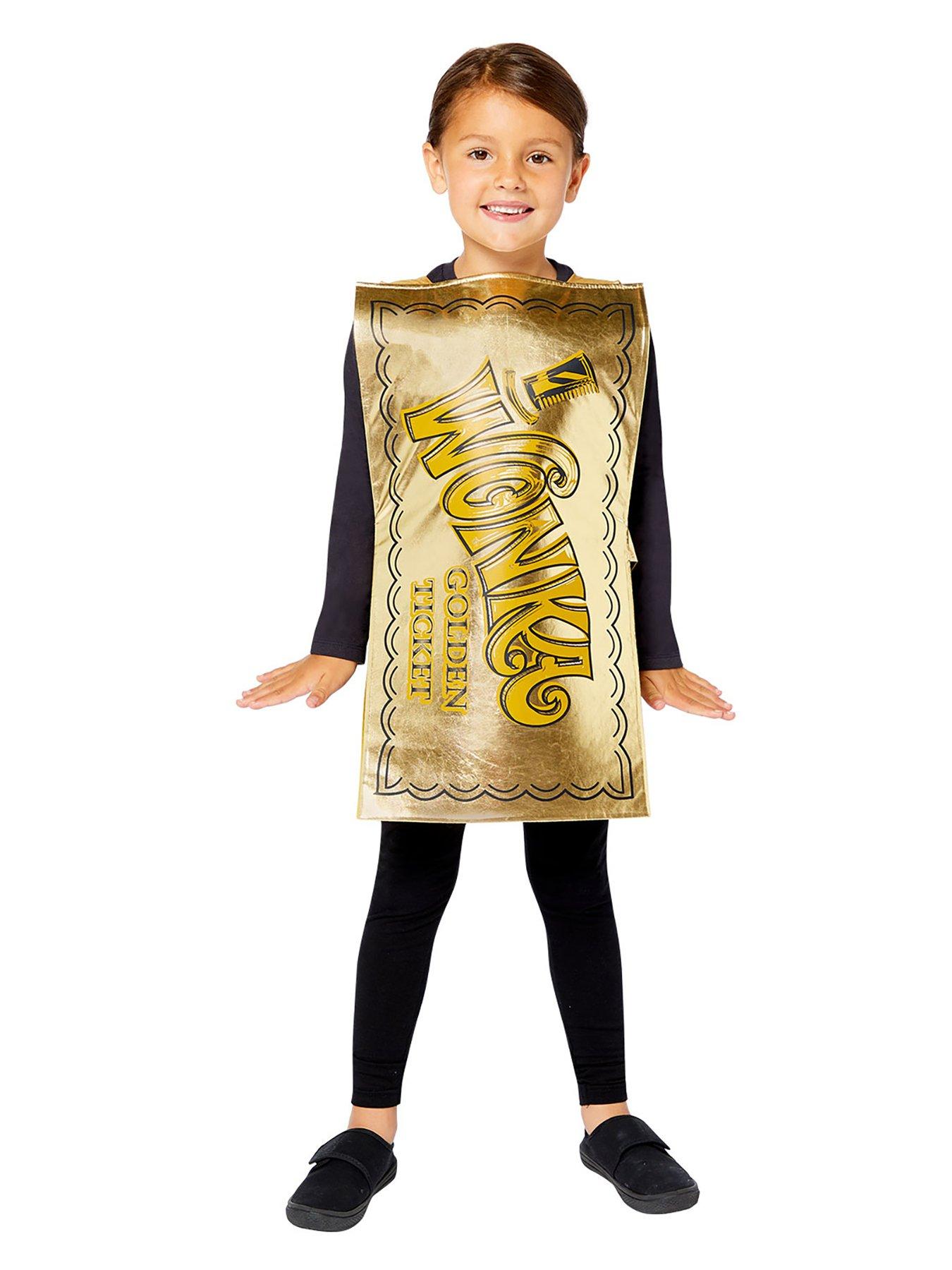 Willy Wonka Willy Wonka Golden Ticket Costume
