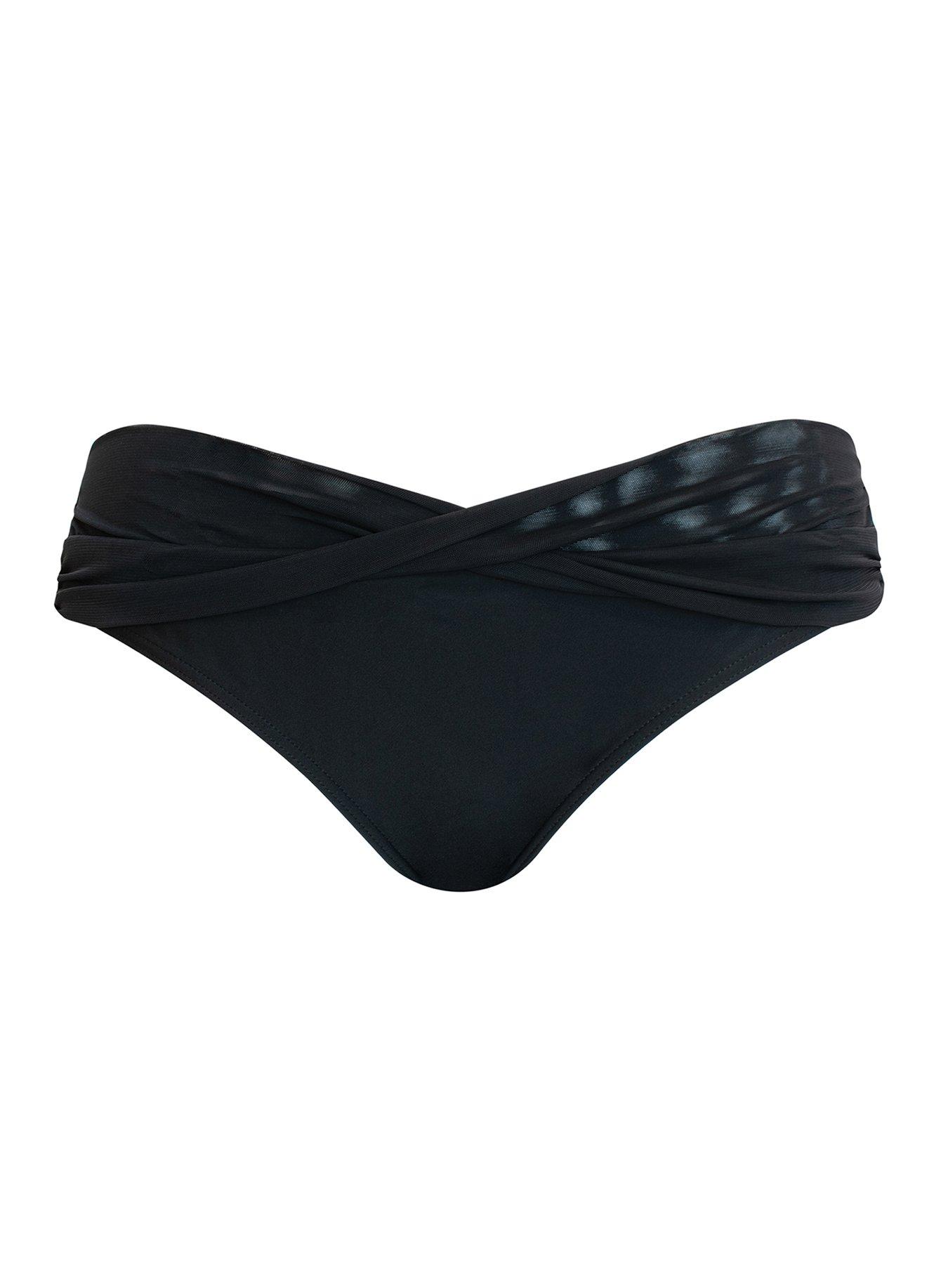 Image 4 of 4 of Curvy Kate Wrapsody Bikini Brief - Black