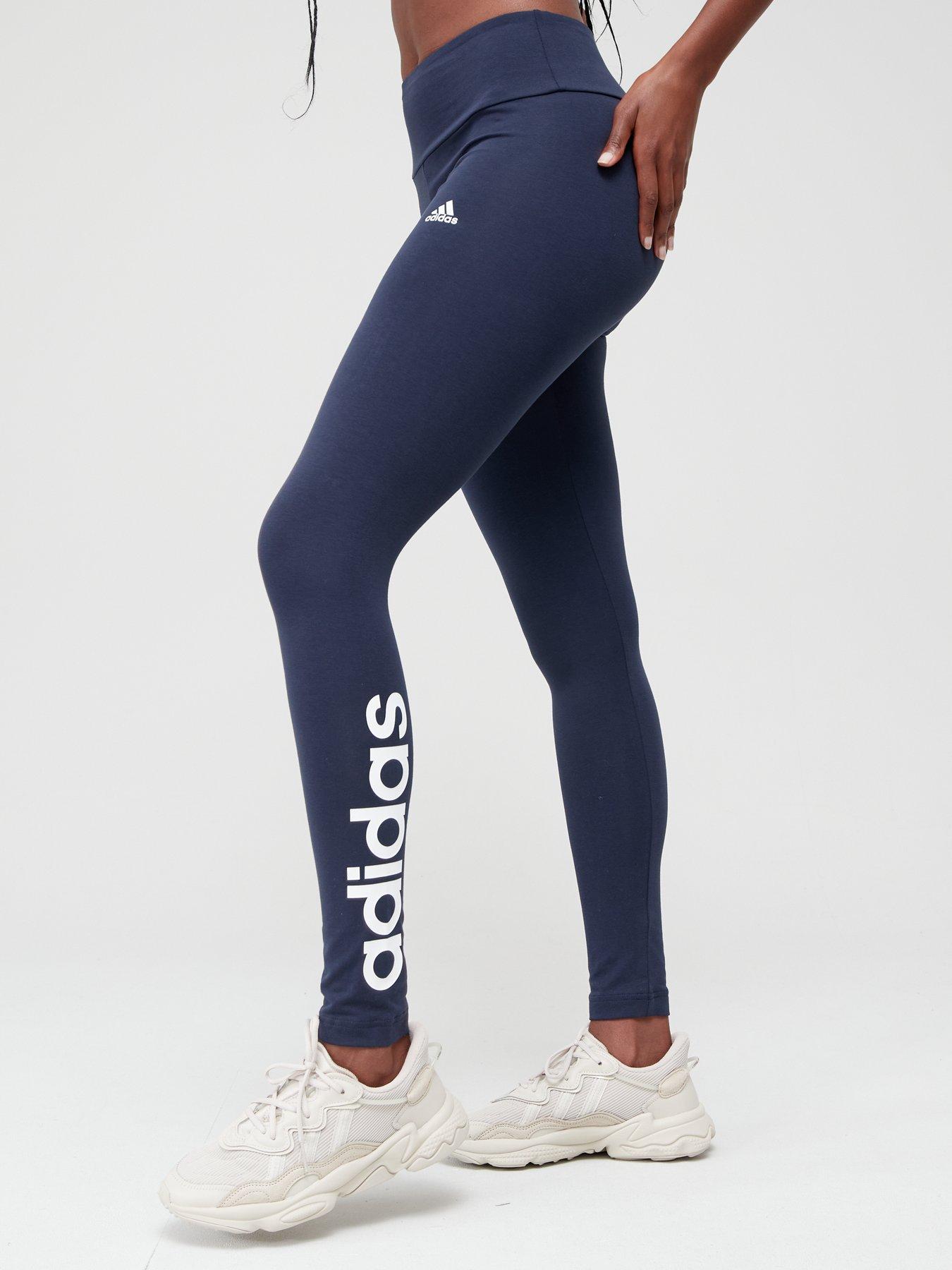 undefined Womens Linear Leggings - Navy
