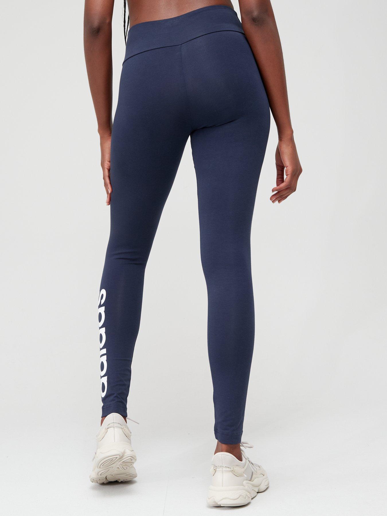 adidas Sportswear Womens Linear Leggings - Navy