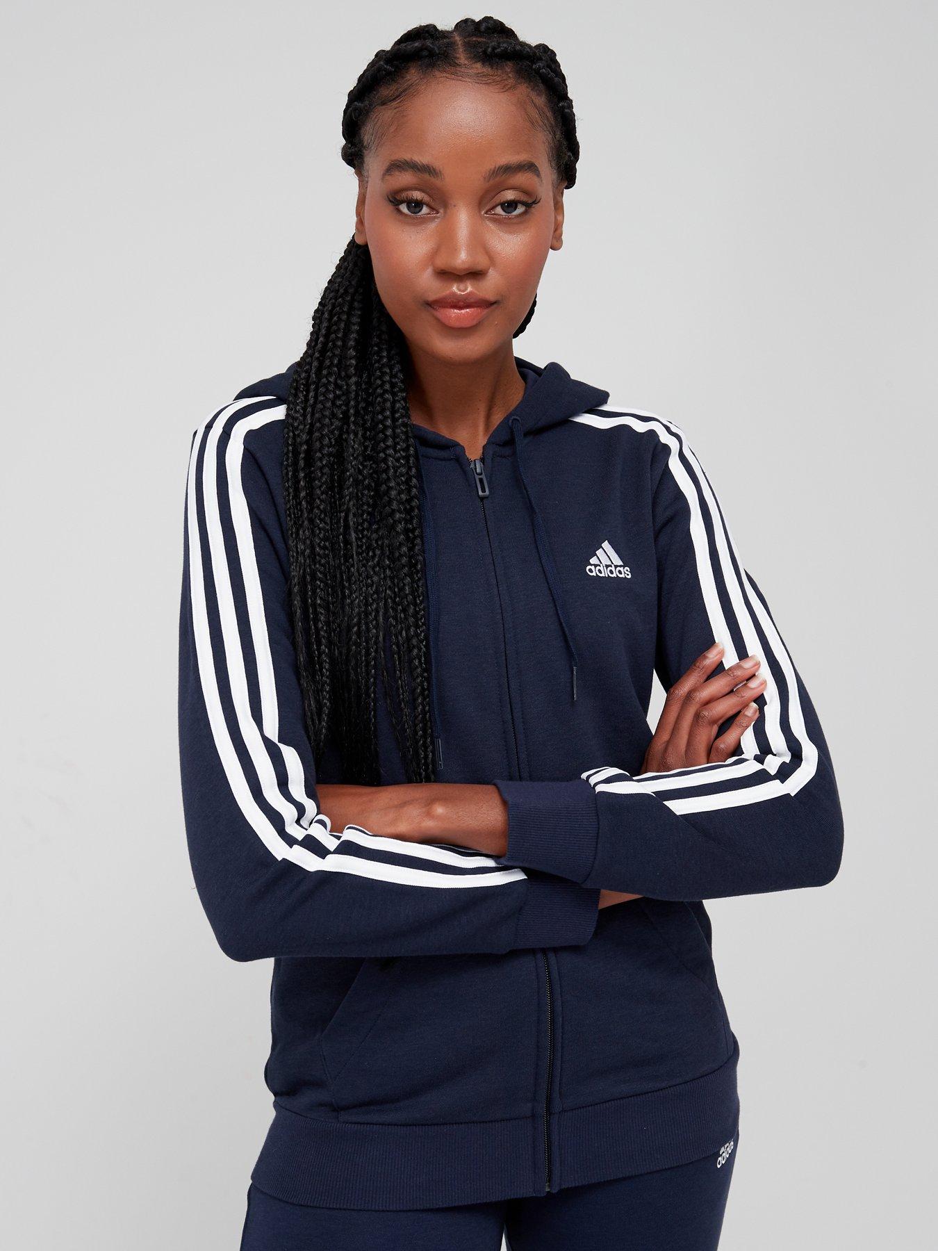 Adidas navy shop hoodie womens