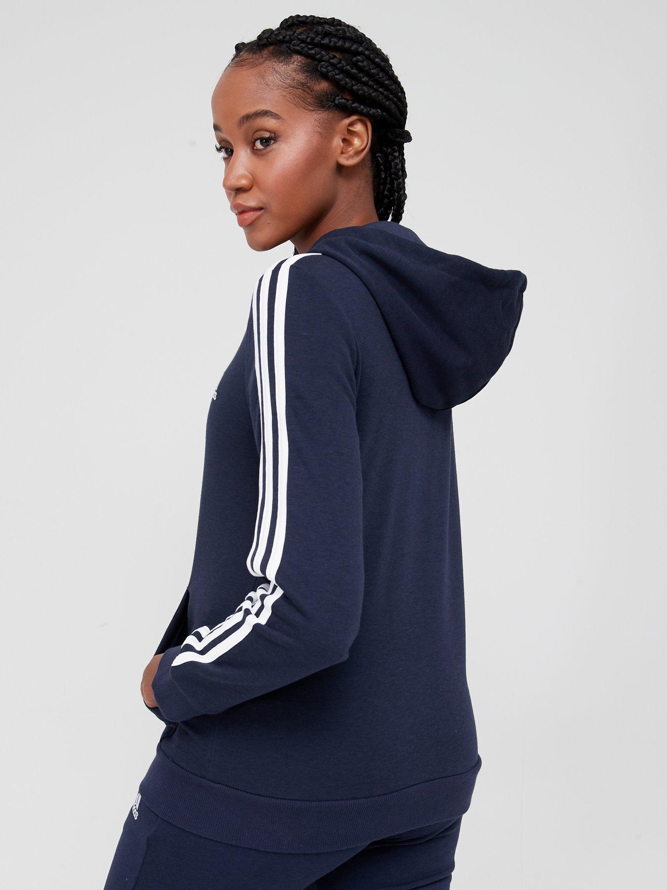 Navy blue adidas store hoodie womens