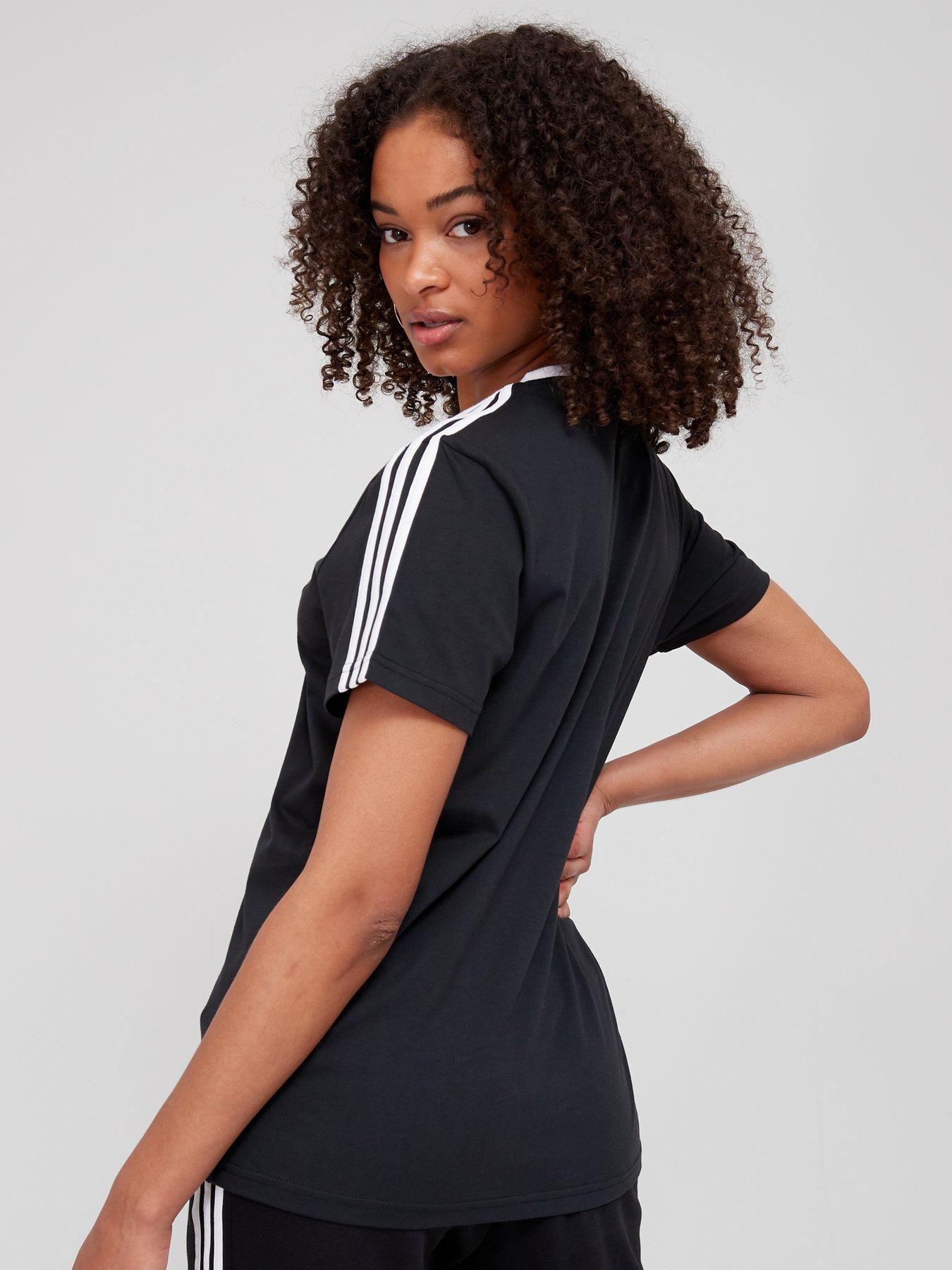 adidas-sportswear-essentials-3-stripes-boyfriend-tee-blackwhitestillFront