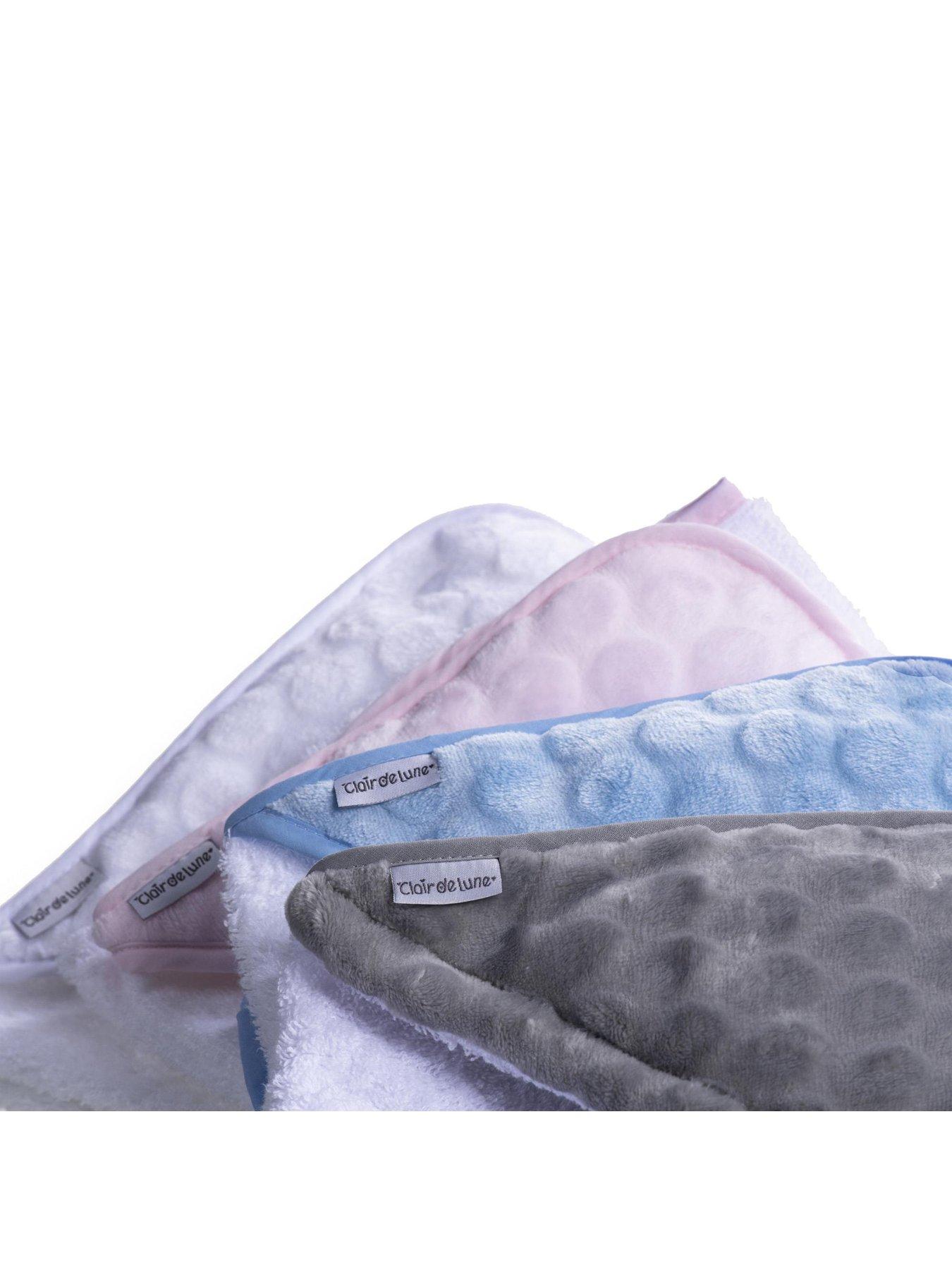 Clair De Lune Marshmallow Baby Hooded Towel 70 x 70 cm Pink Very Ireland