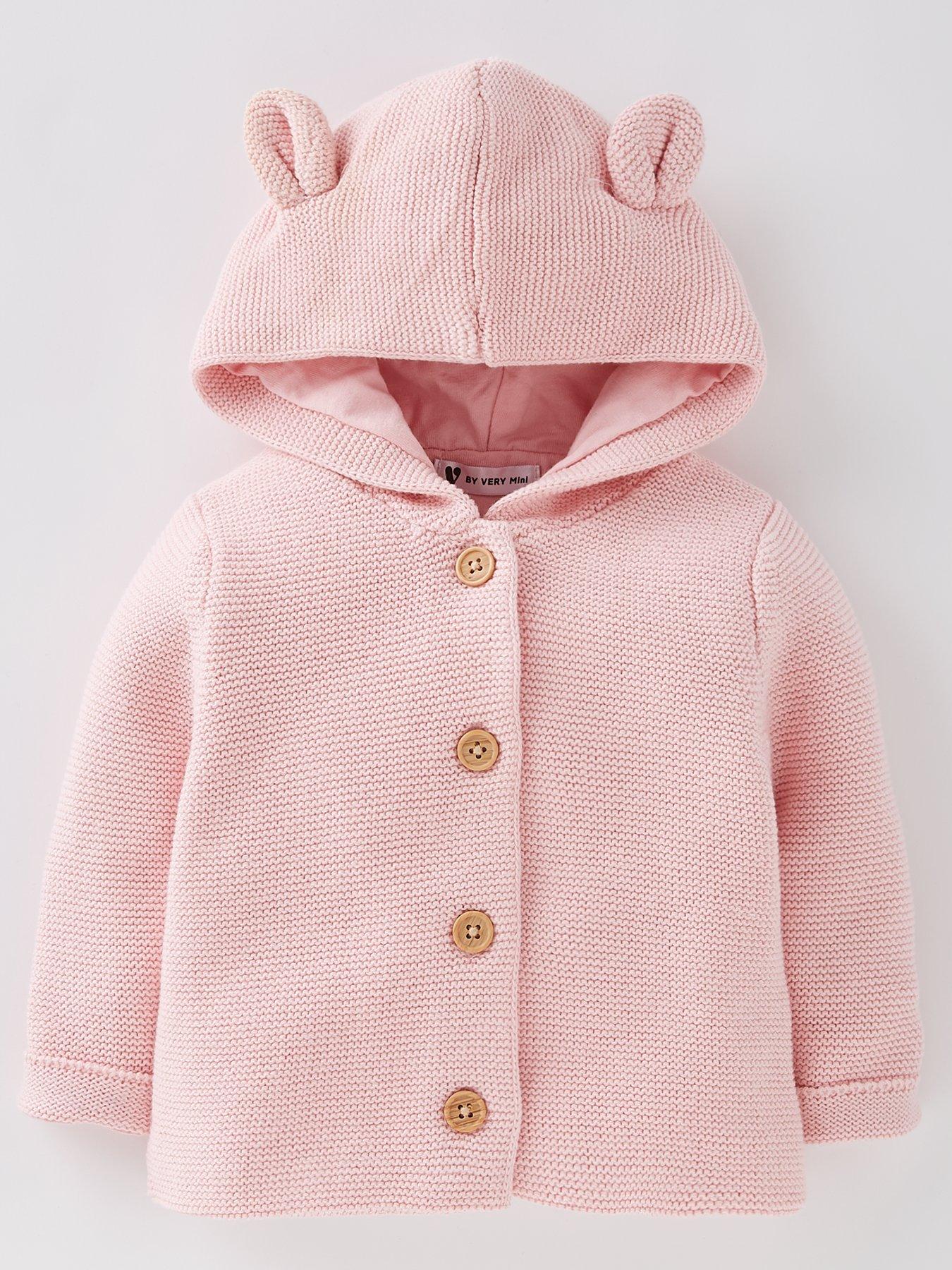 Image 1 of 3 of The Very Collection Baby Girl&nbsp;Lined Cardigan - Pink