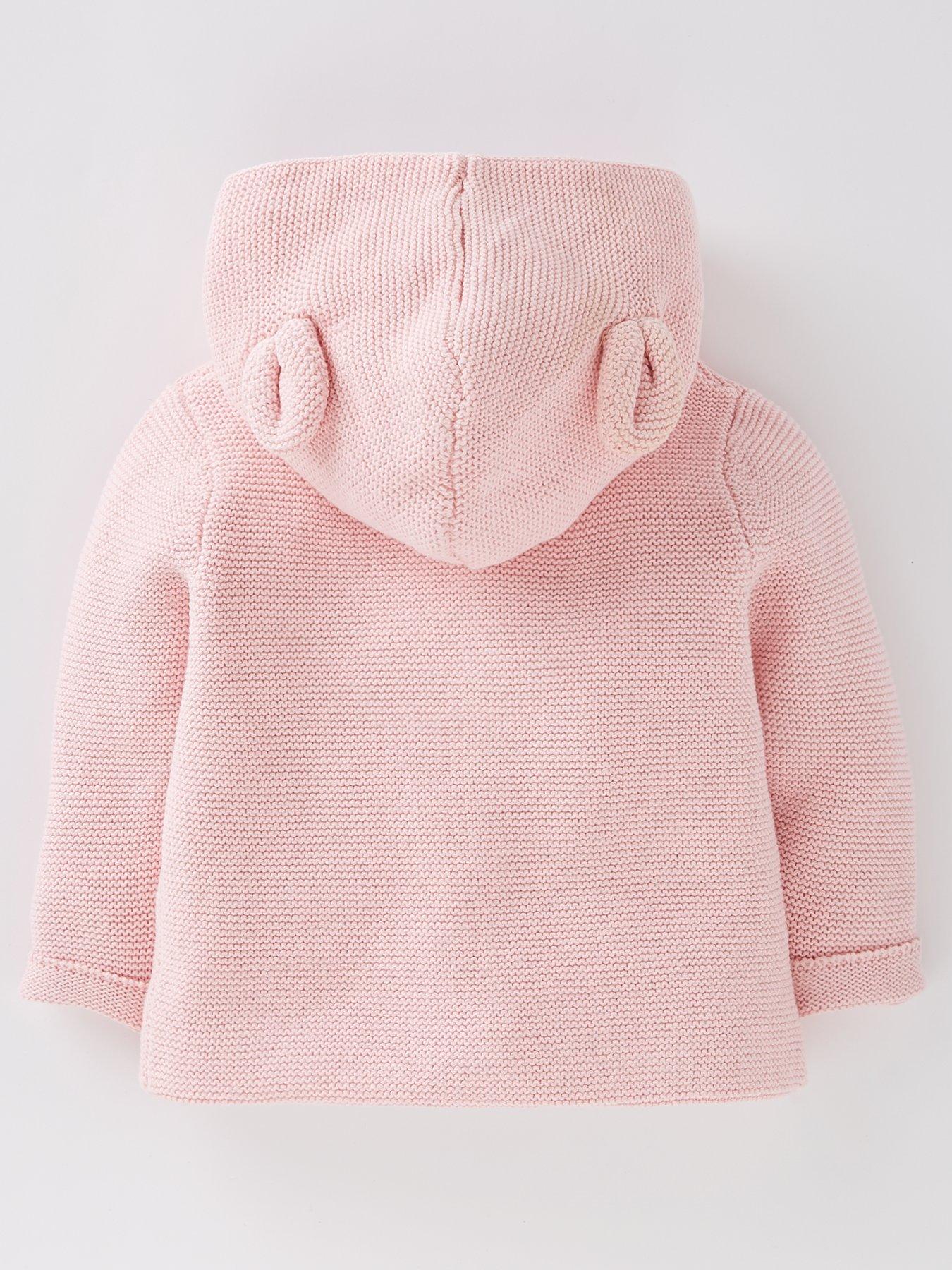Image 2 of 3 of The Very Collection Baby Girl&nbsp;Lined Cardigan - Pink