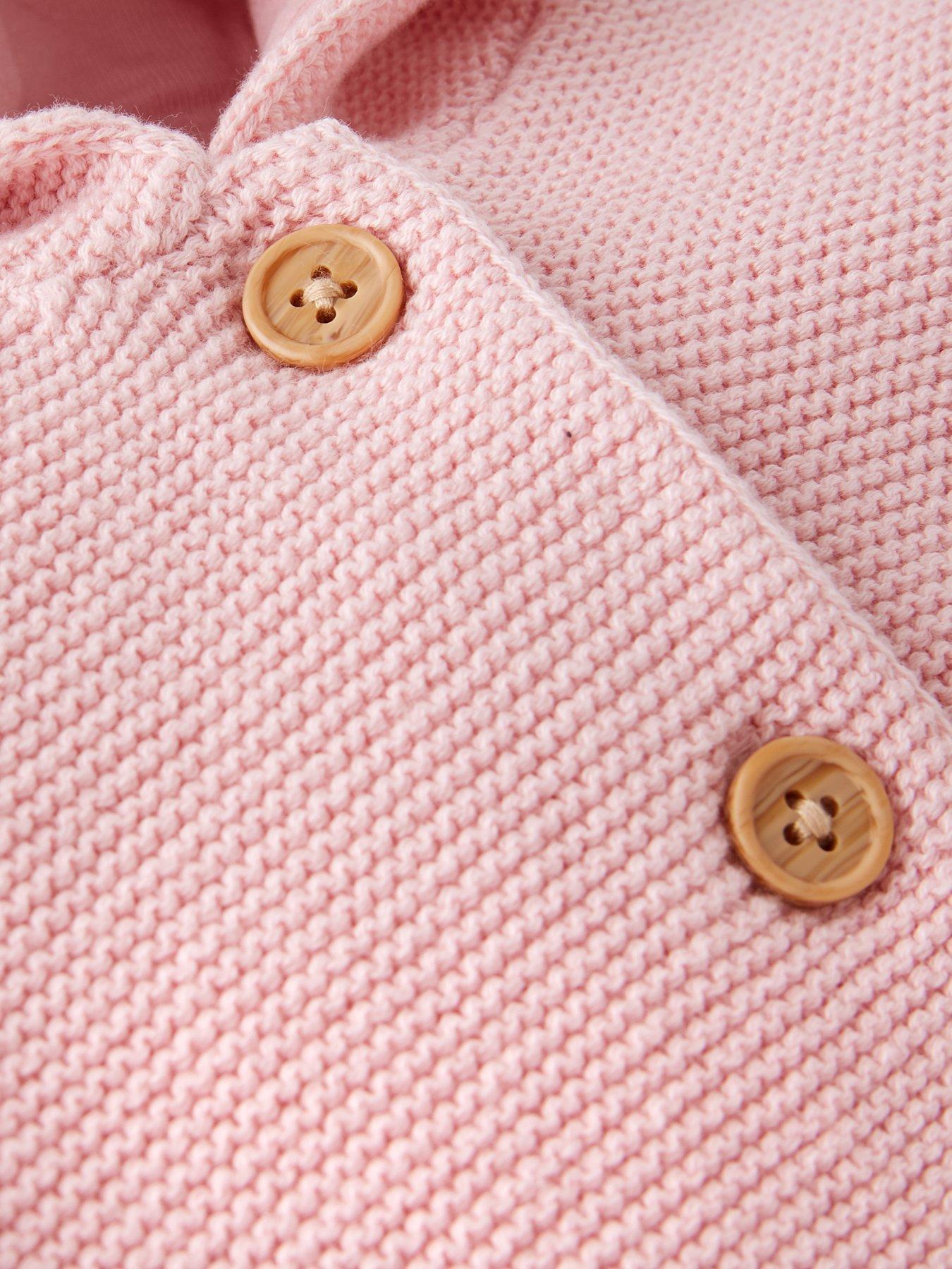 Image 3 of 3 of The Very Collection Baby Girl&nbsp;Lined Cardigan - Pink