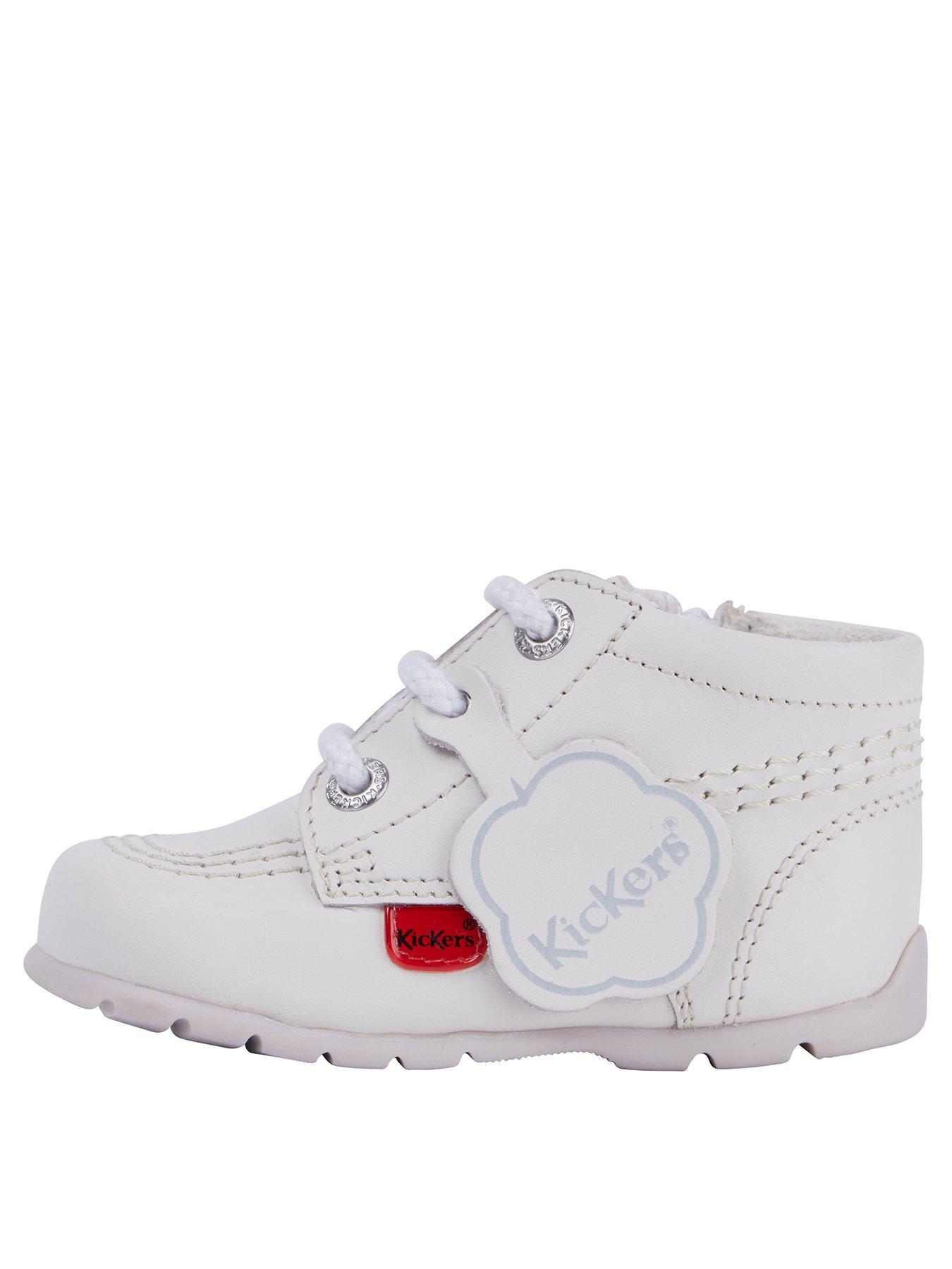 Kickers Baby Kick Hi Boot - White