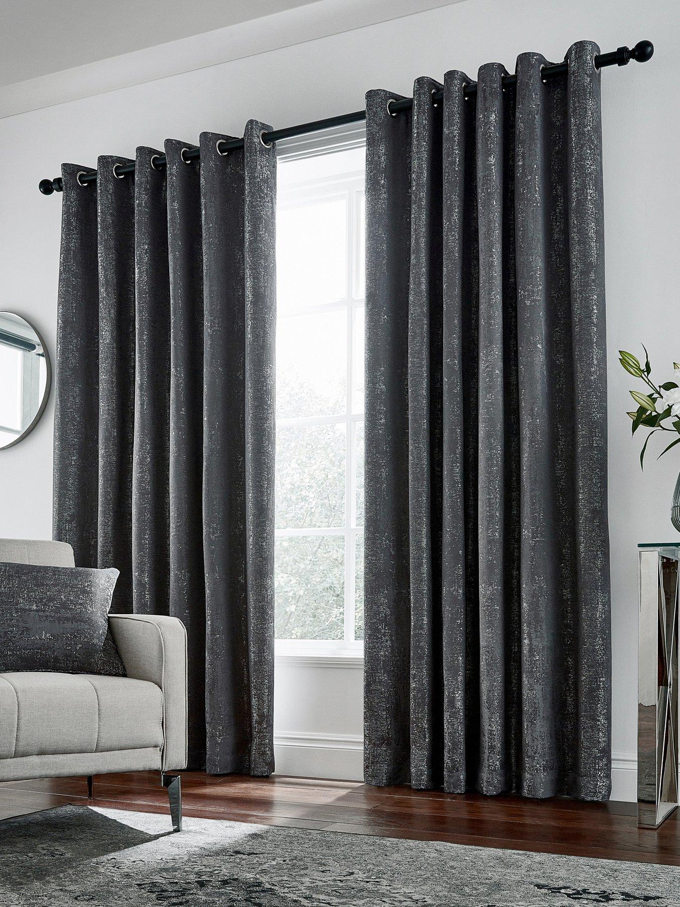 undefined Roma Lined Eyelet Curtains