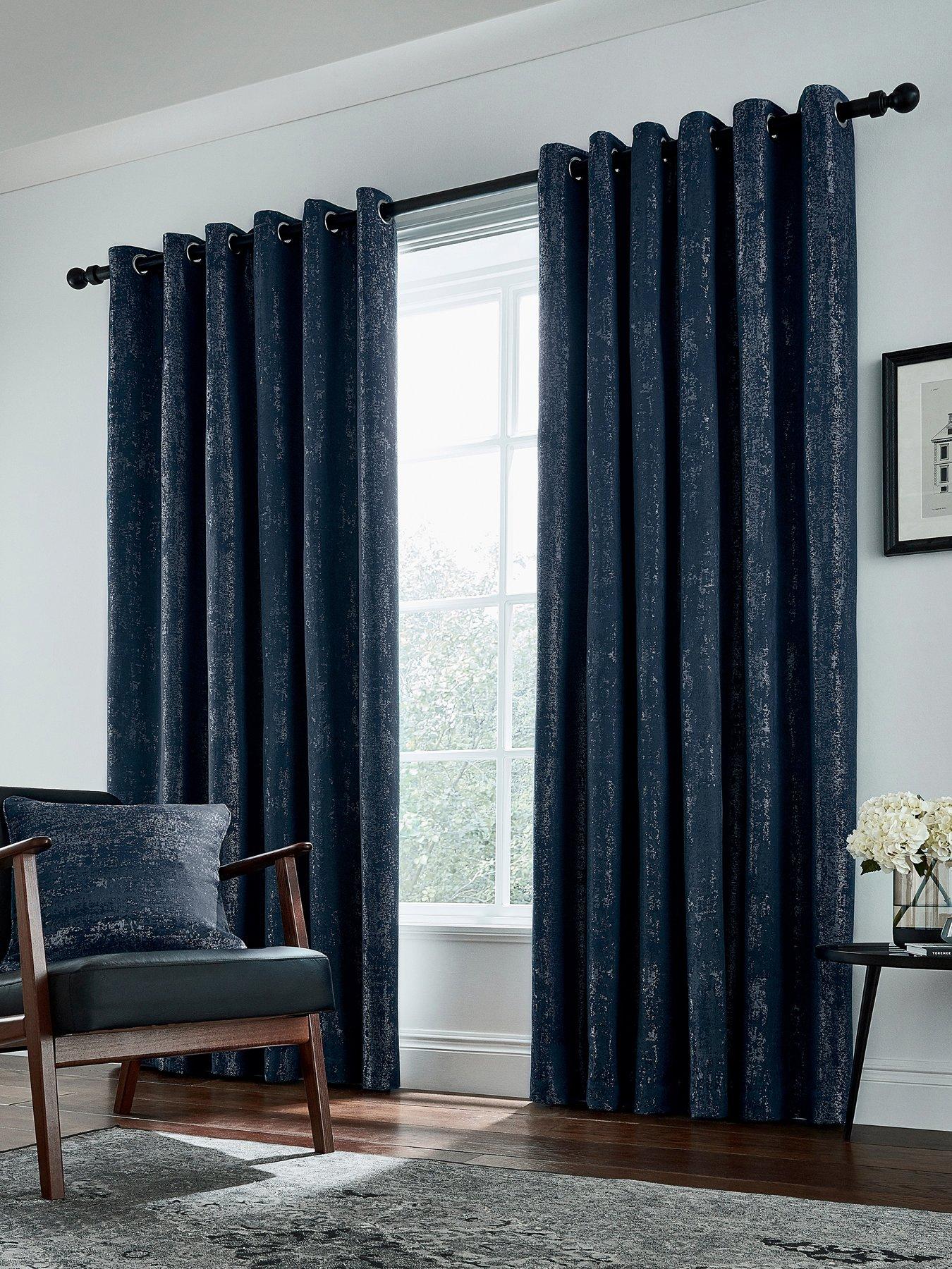 undefined Roma Lined Eyelet Curtains