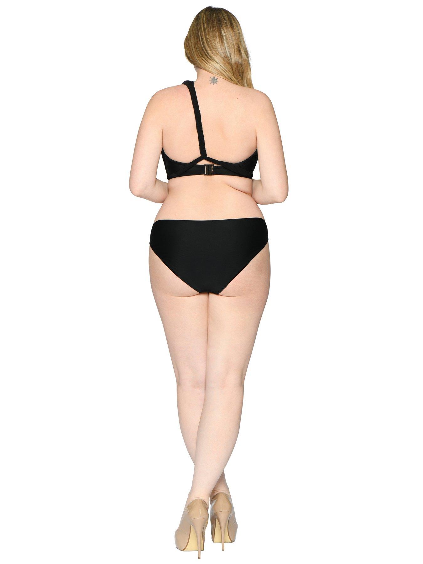 Image 3 of 6 of Curvy Kate Wrapsody Multiway Bikini Top - Black