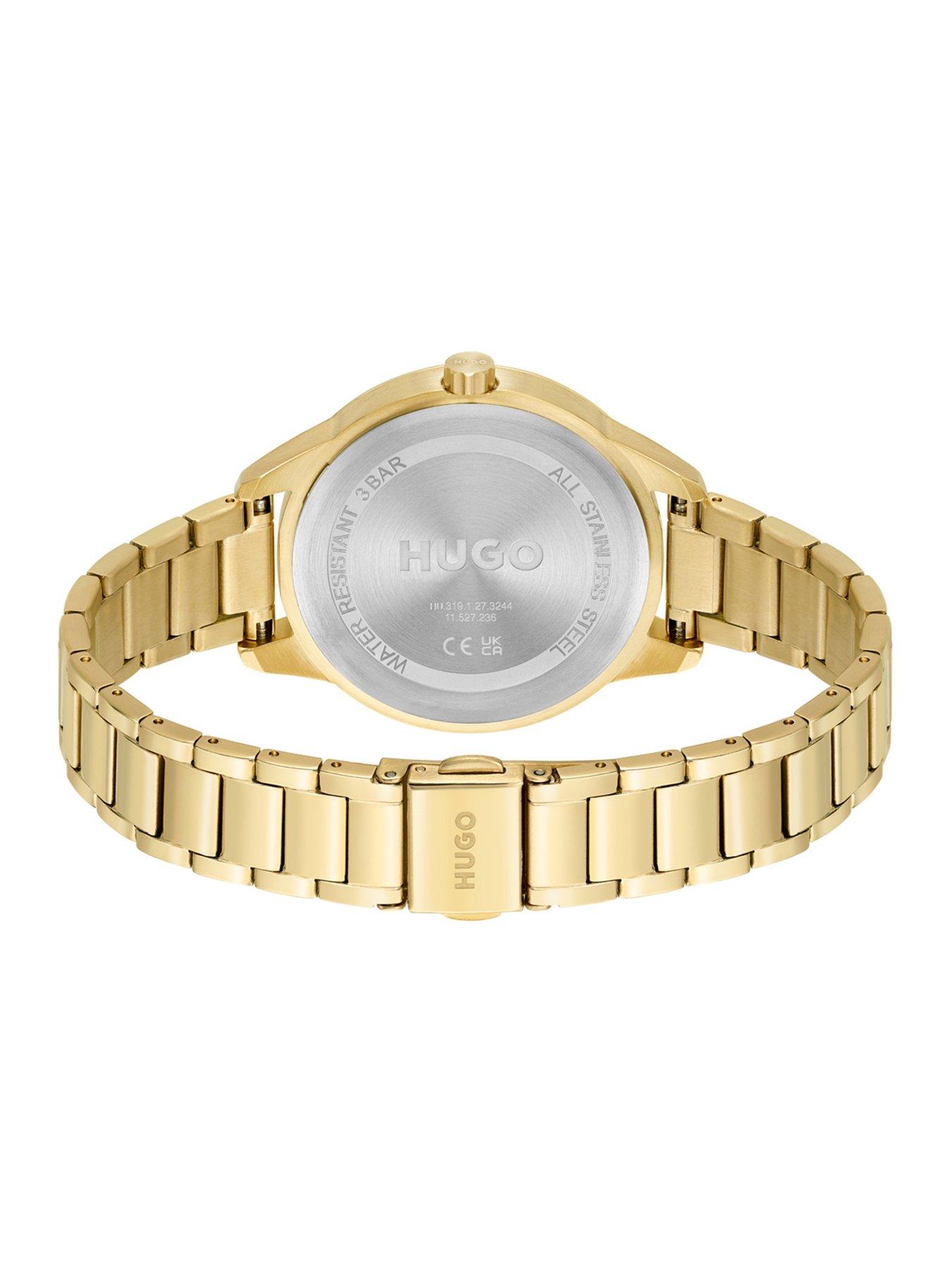 hugo-hugo-friend-light-yellow-gold-dial-and-light-yellow-gold-bracelet-ladies-watchoutfit