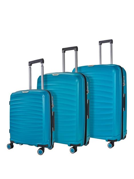 rock-luggage-sunwave-8-wheel-suitcases-3-piece-set-blue