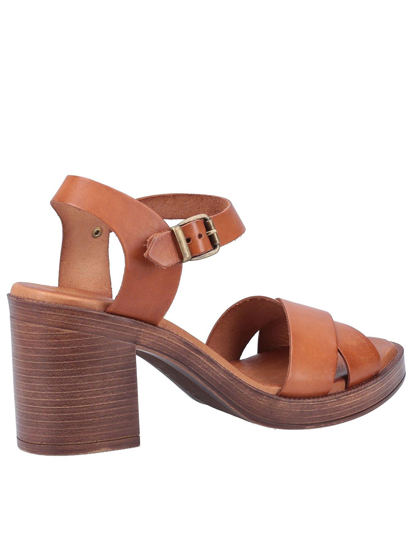 Image 2 of 4 of Hush Puppies Georgia Heeled Sandal - Tan