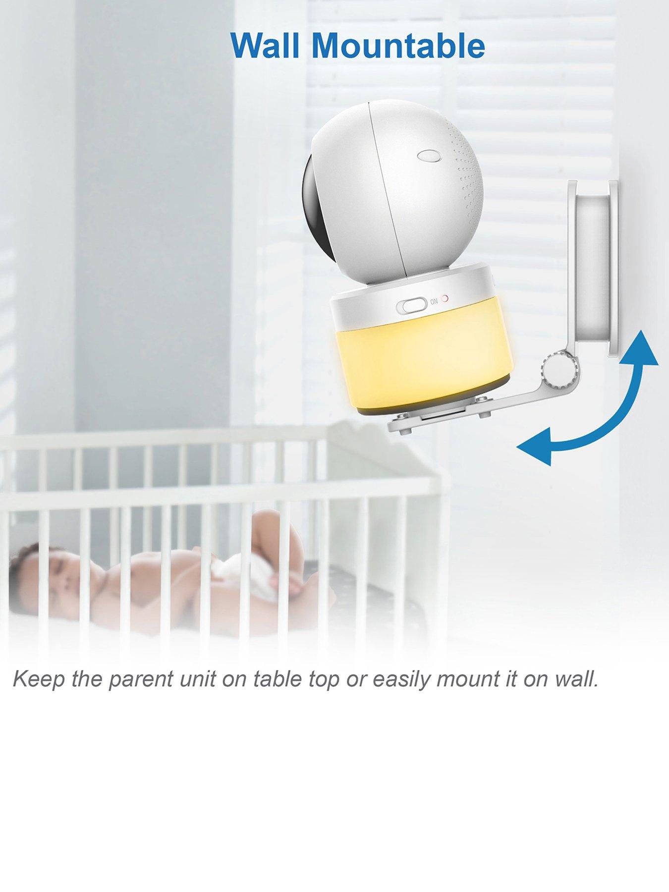 Image 6 of 6 of VTech Vtech 5" Pan &amp; Tilt Video Monitor With Night Light And Projection