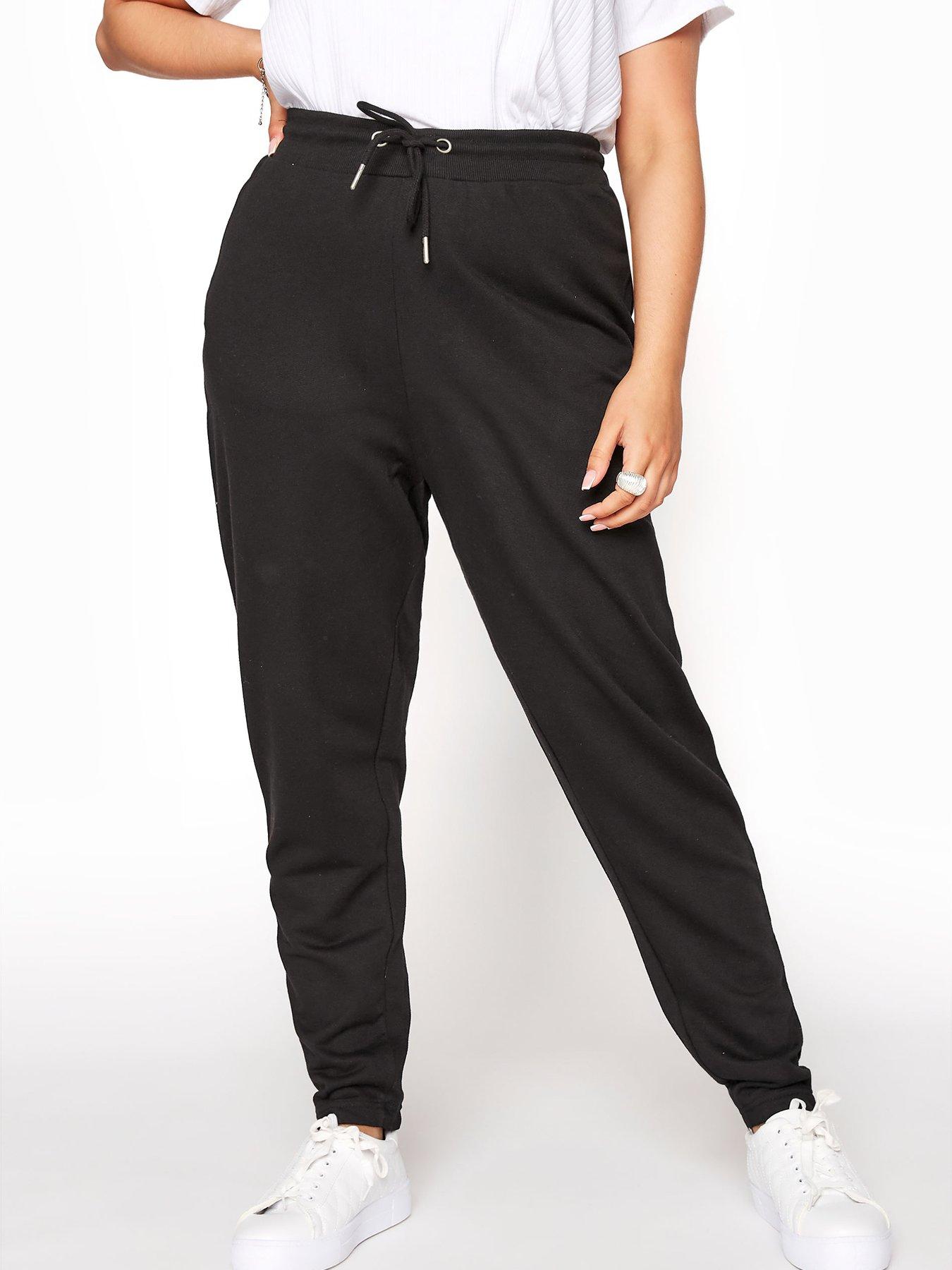 Yours Basic Cuffed Jogger - Black