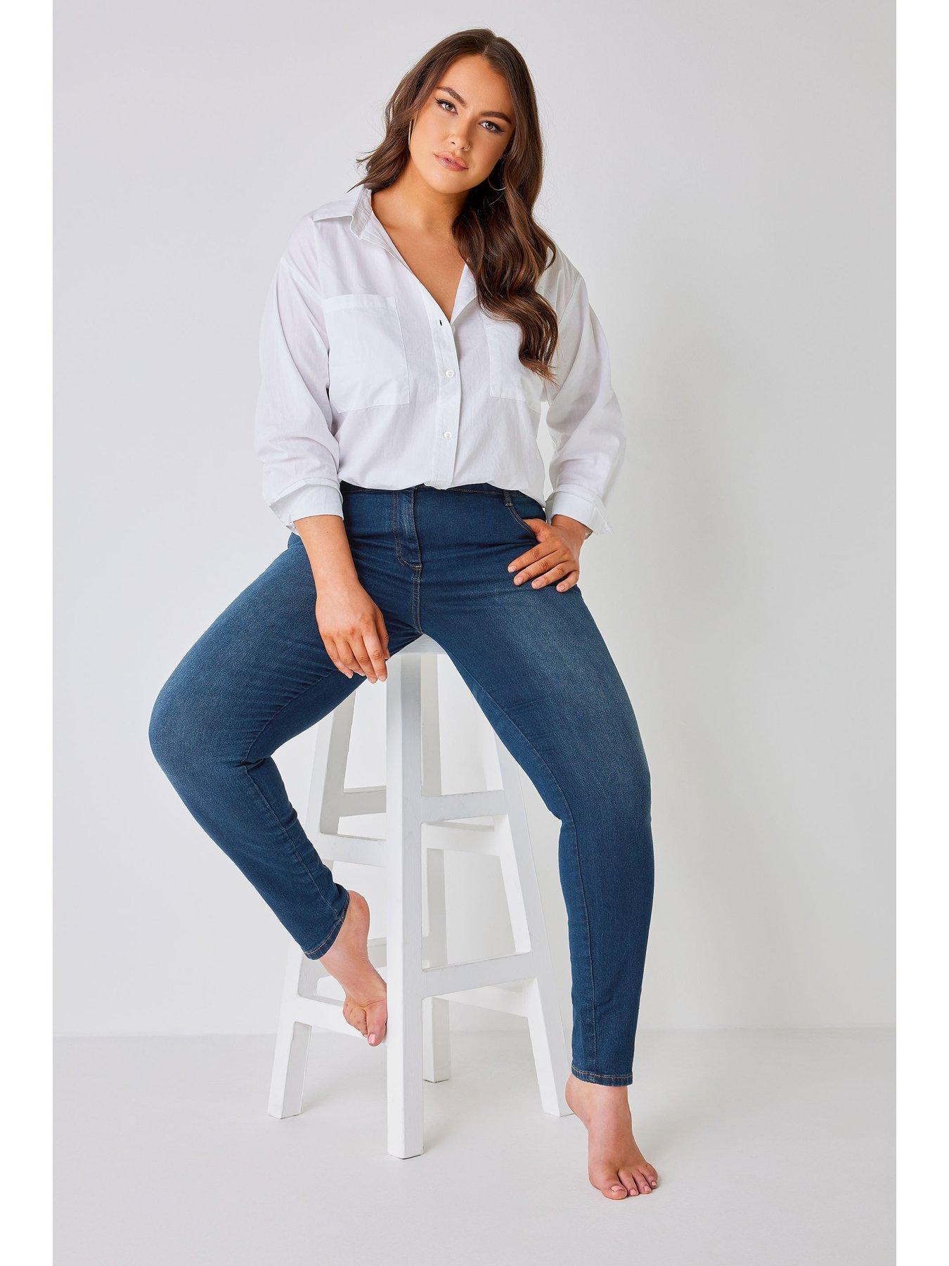 yours-london-ava-30-super-stretch-skinny-jeans-indigooutfit