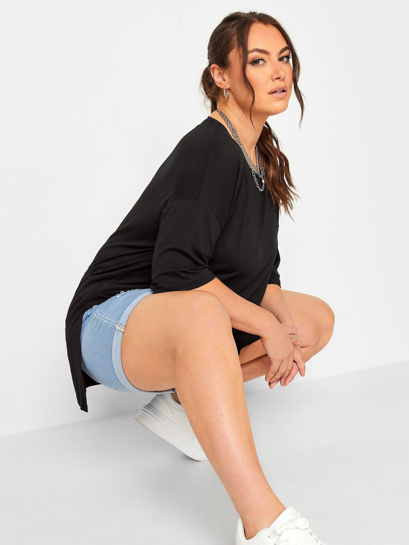 Image 4 of 4 of Yours Oversized Tee - Black