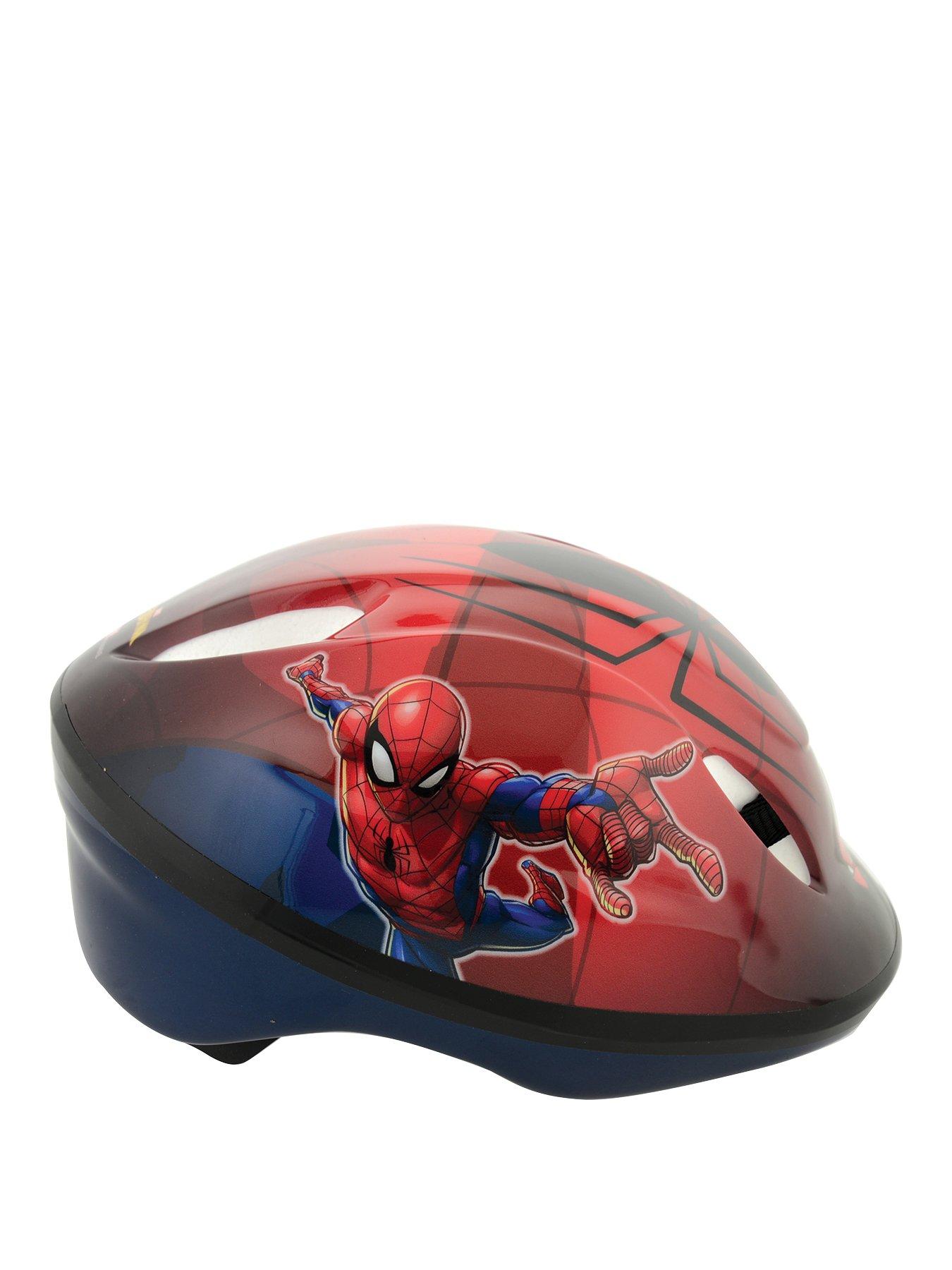 Kids spiderman bike store helmet