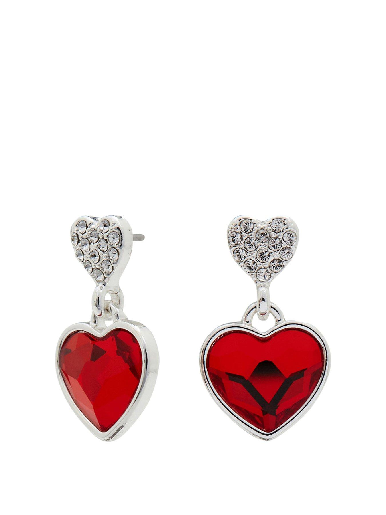 jon-richard-silver-plated-crystal-red-dancing-heart-drop-earrings