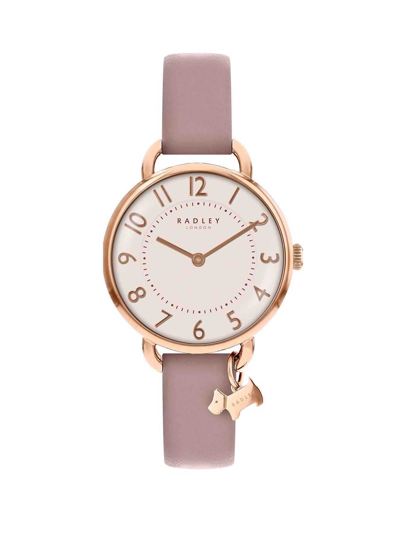 Image 1 of 4 of Radley White Dial Dog Charm Strap Watch