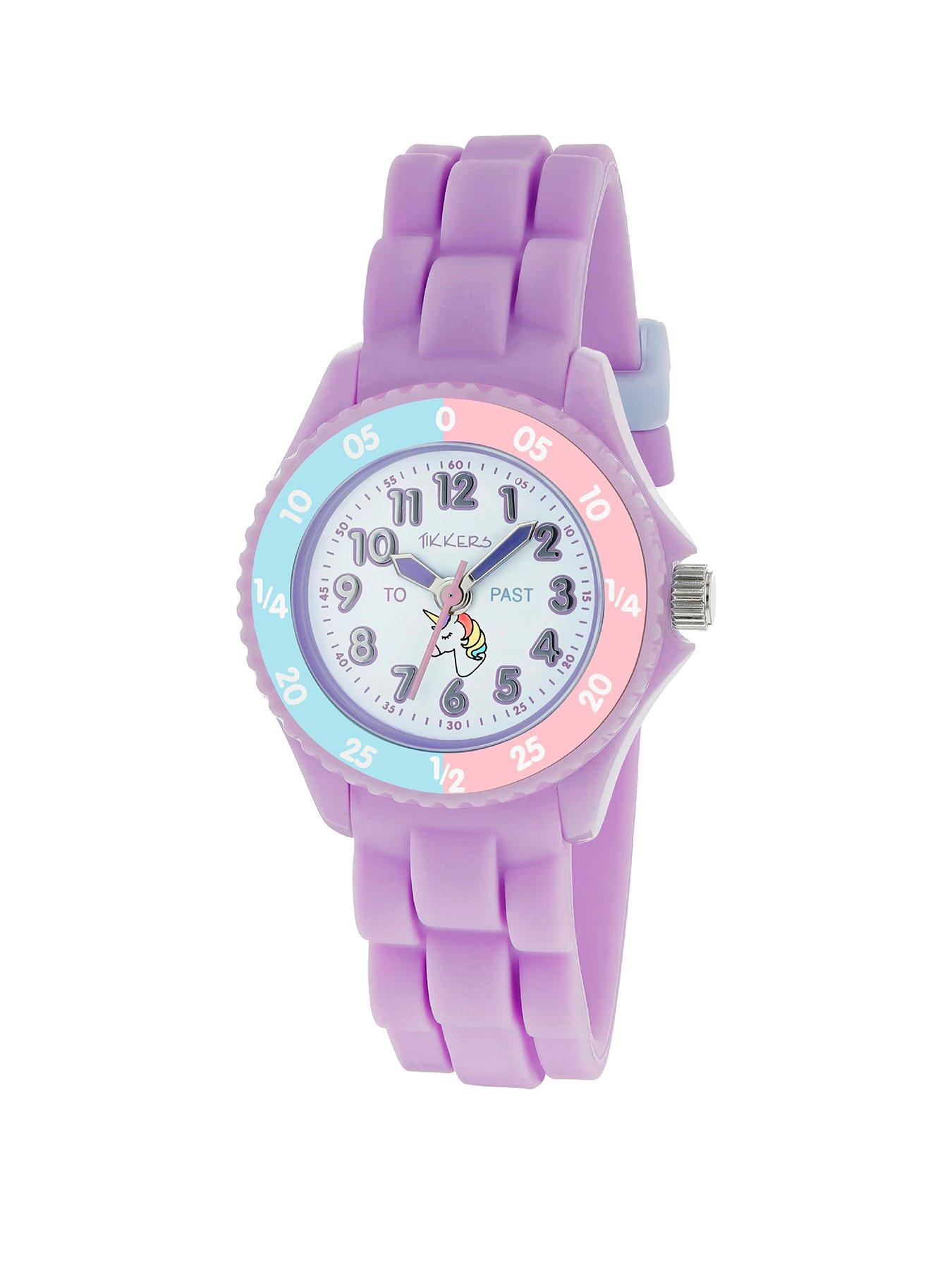Image 1 of 5 of Tikkers Tikkers Lilac Kids Watch