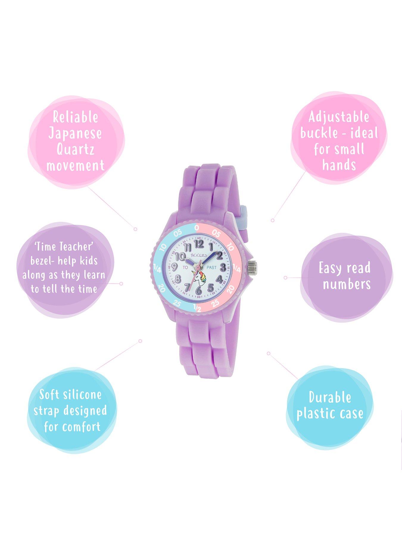 Image 5 of 5 of Tikkers Tikkers Lilac Kids Watch