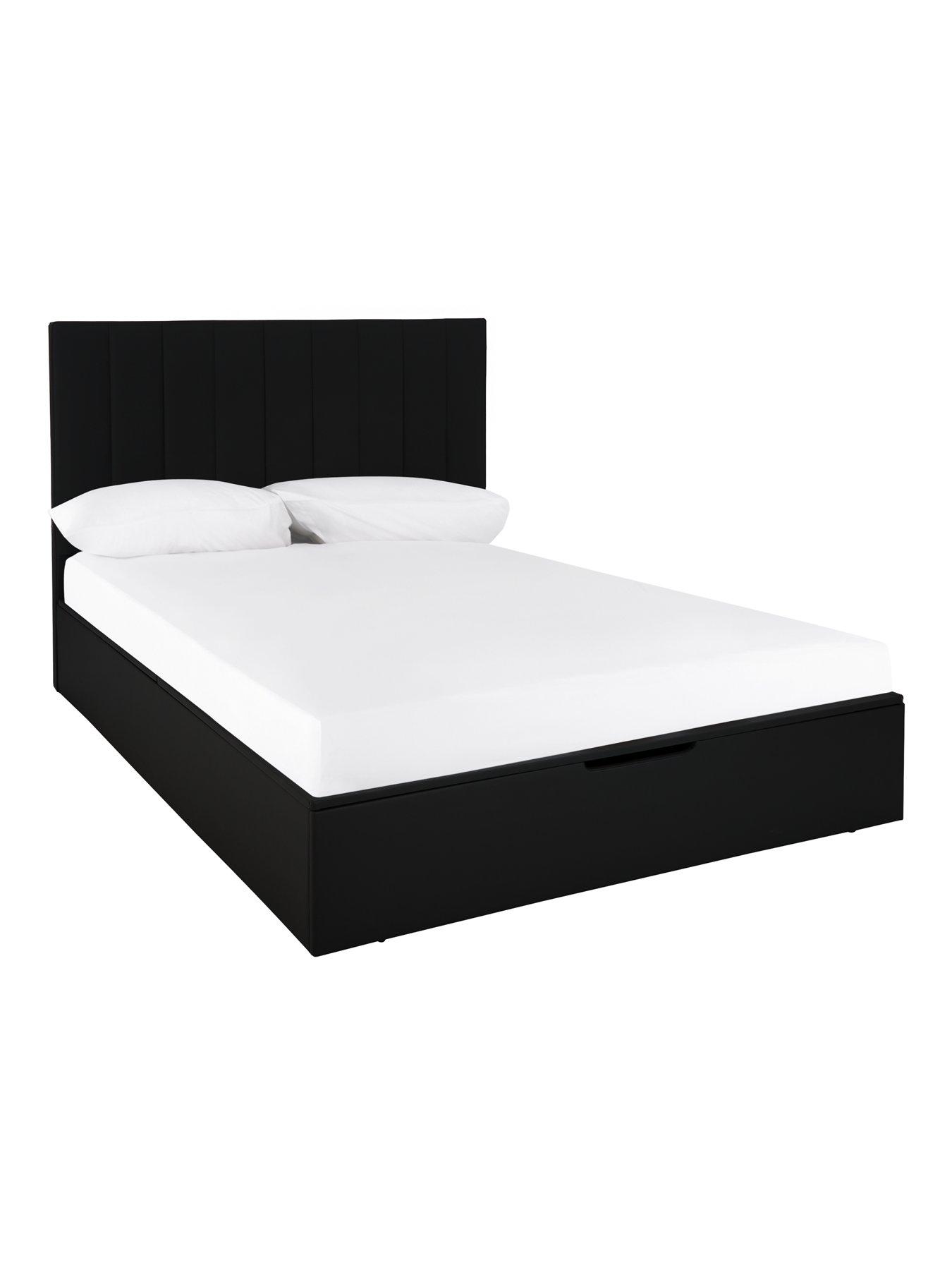 very-home-nova-faux-leather-end-lift-up-storage-ottoman-bed-with-mattress-options-buy-amp-save