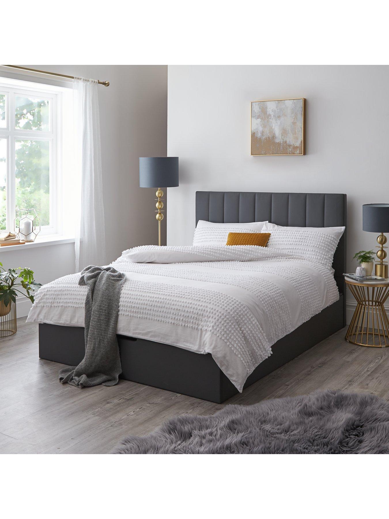 very-home-nova-faux-leather-end-lift-up-storage-ottoman-bed-with-mattress-options-buy-amp-save