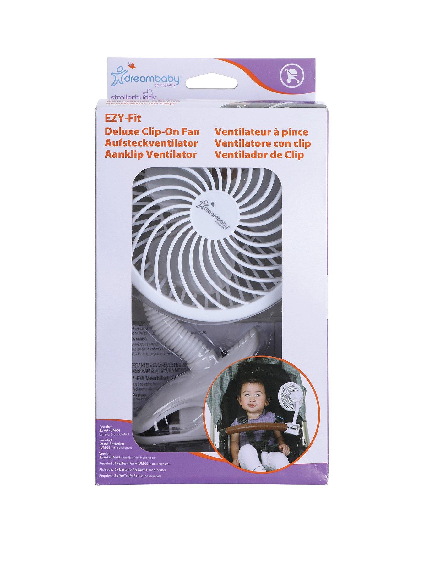 dreambaby-clip-on-caged-fan-white-with-soft-tip-finsfront