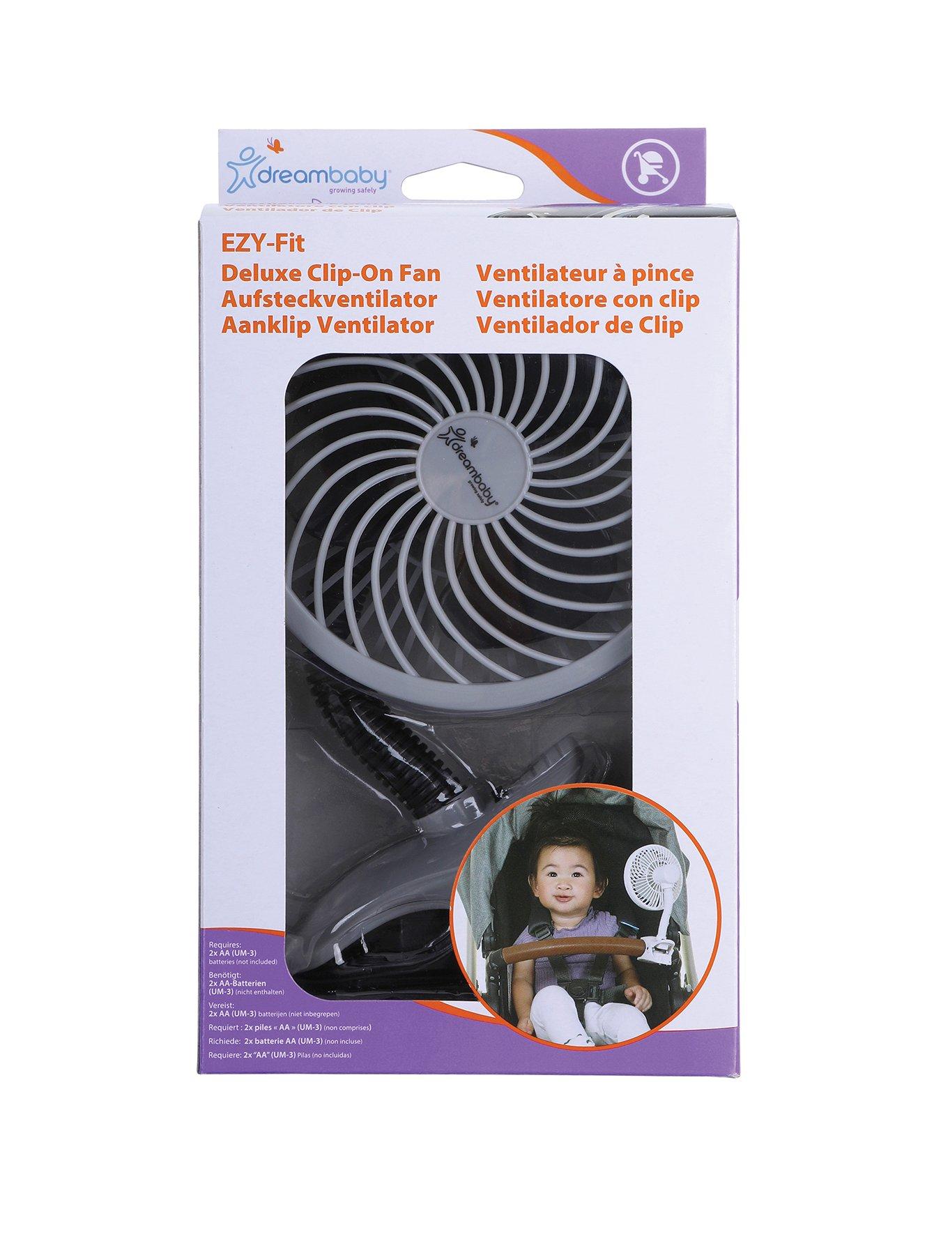 Dreambaby Caged Deluxe EZY-Fit Clip On Fan, White : : Baby