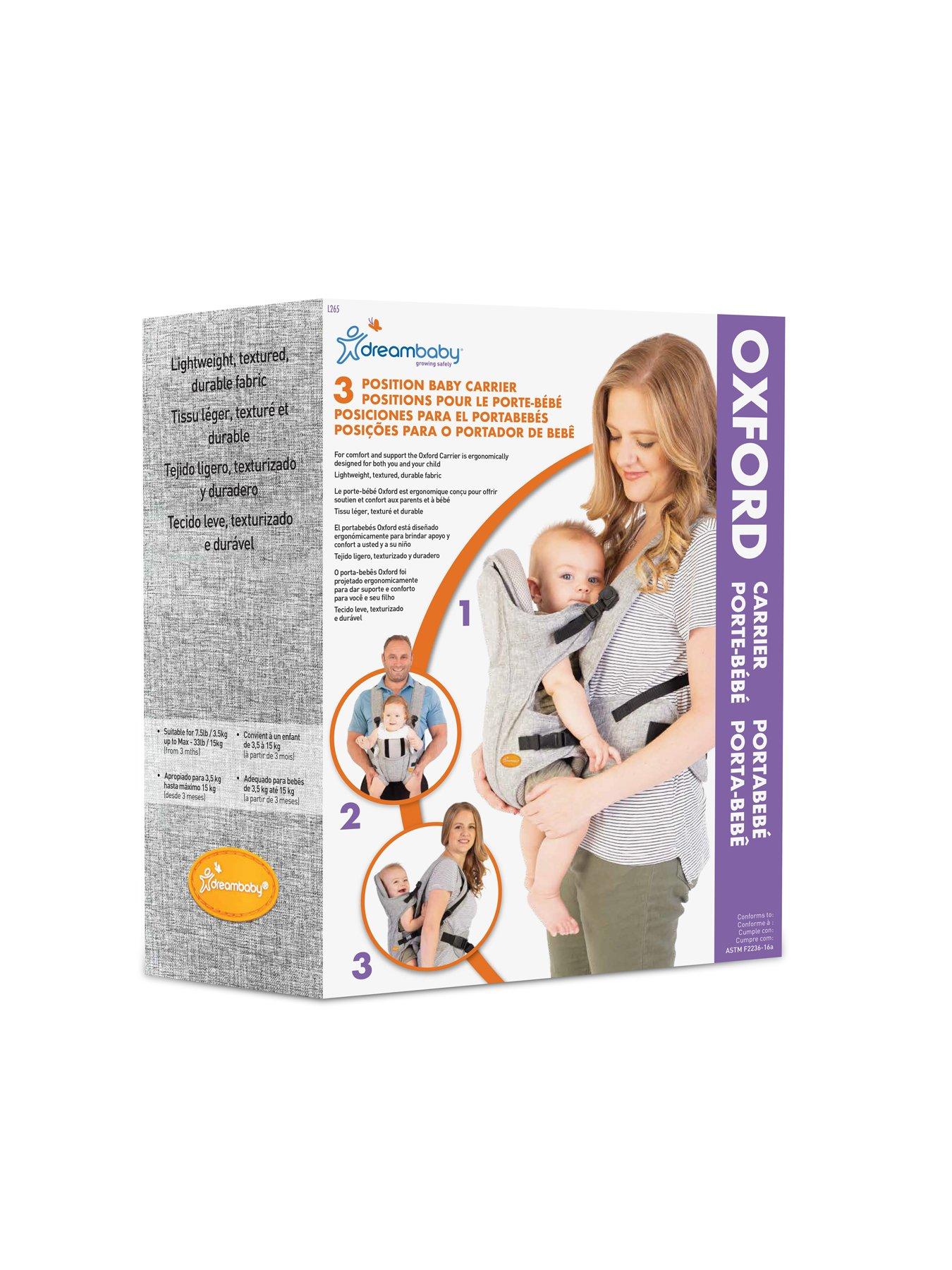 Image 6 of 7 of Dreambaby Ergonomic Oxford 3-Way Facing Baby Carrier