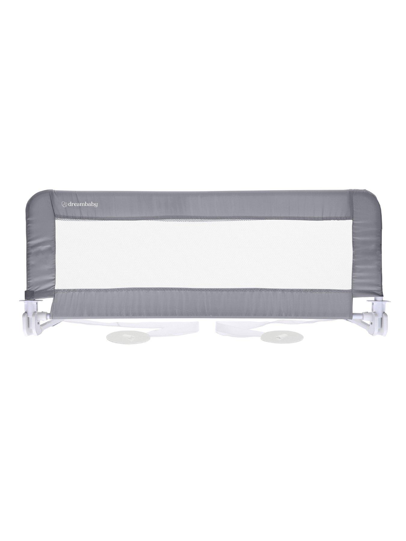 Image 1 of 8 of Dreambaby Prague Bedrail 110cm Wide x 45.5cm High - Grey