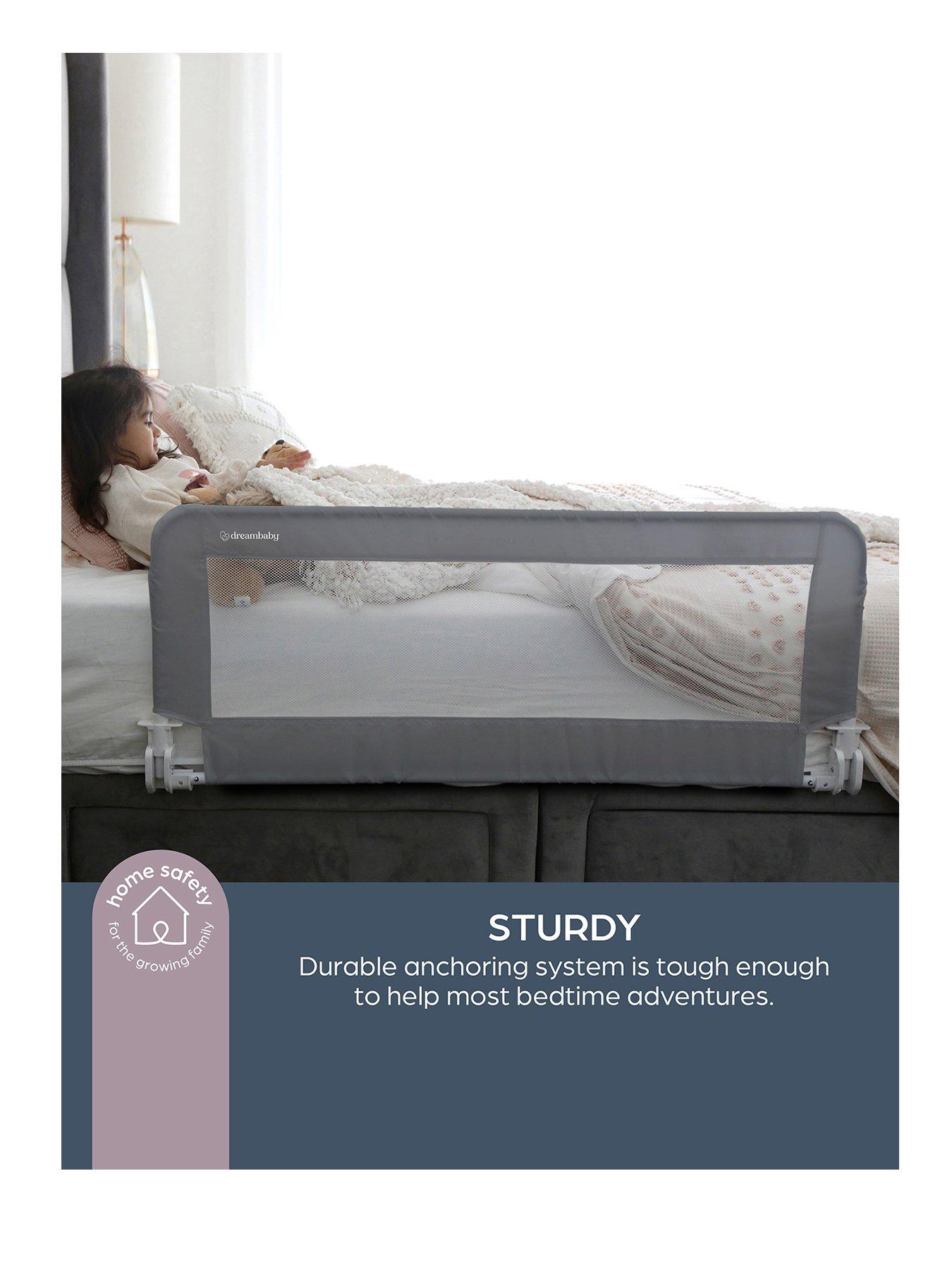 Image 2 of 8 of Dreambaby Prague Bedrail 110cm Wide x 45.5cm High - Grey