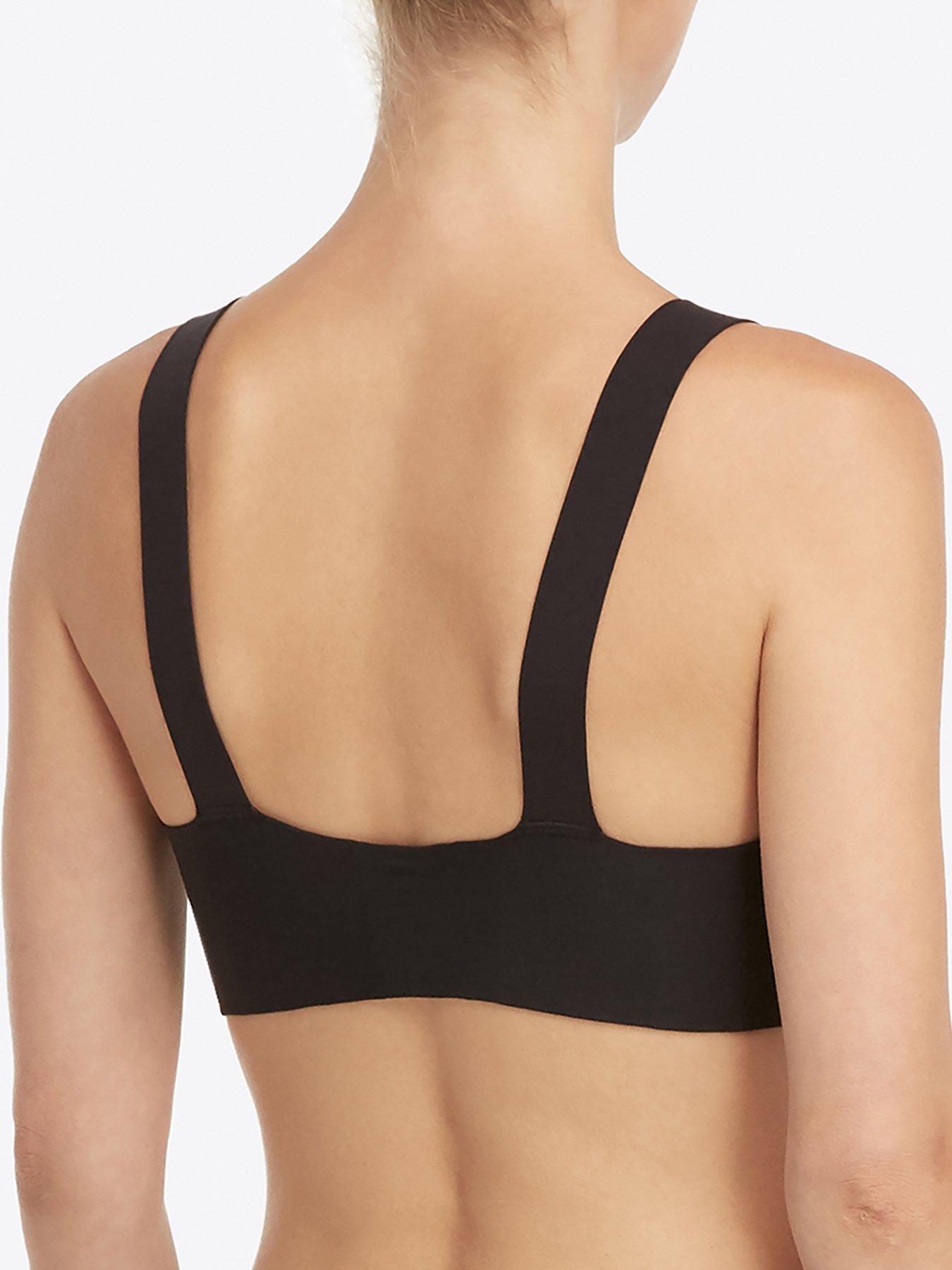 Image 2 of 4 of Spanx Spanx Brallelujiah Unlined Bralette - Very Black