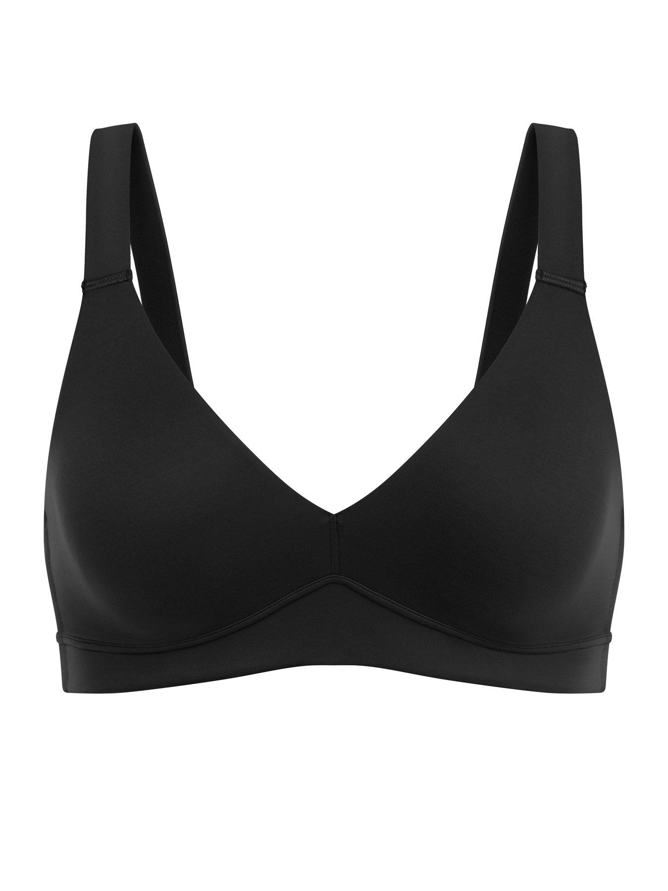 Image 4 of 4 of Spanx Spanx Brallelujiah Unlined Bralette - Very Black