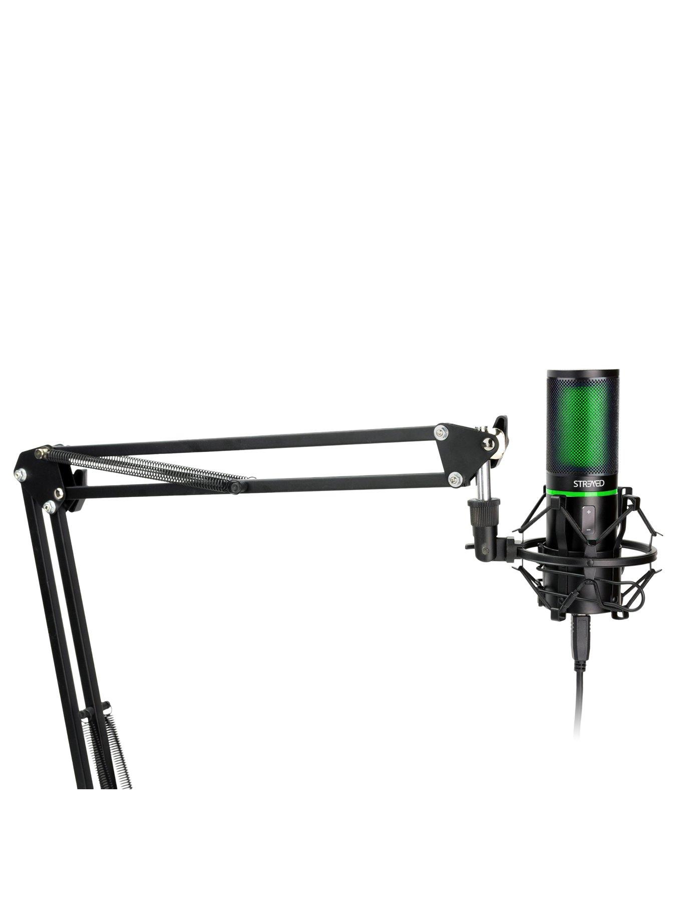 strmd-usb-podcast-super-kit-two-usb-cardioid-microphones-shock-mounts-scissor-stands-amp-pop-filtersoutfit