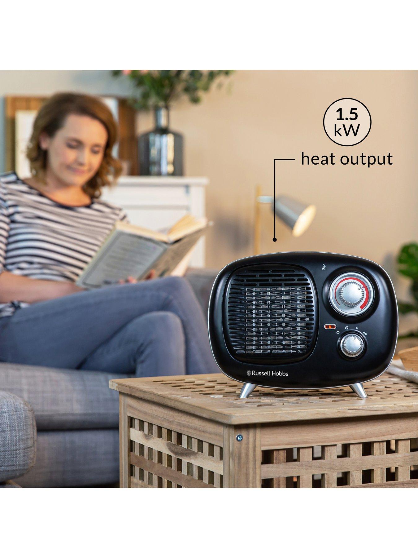 Image 4 of 6 of Russell Hobbs Retro PTC Heater RHRETPTC2001B