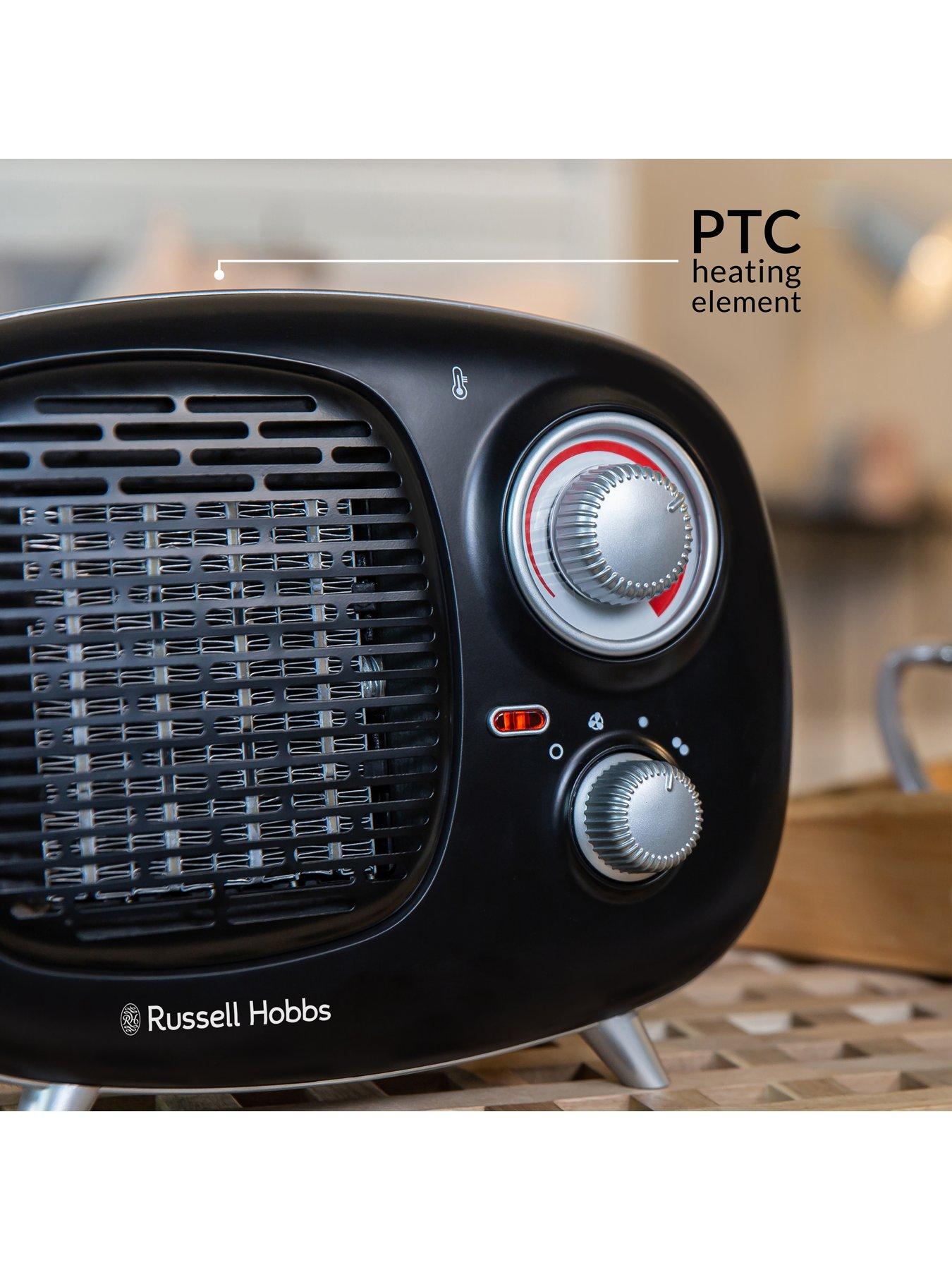 Image 5 of 6 of Russell Hobbs Retro PTC Heater RHRETPTC2001B