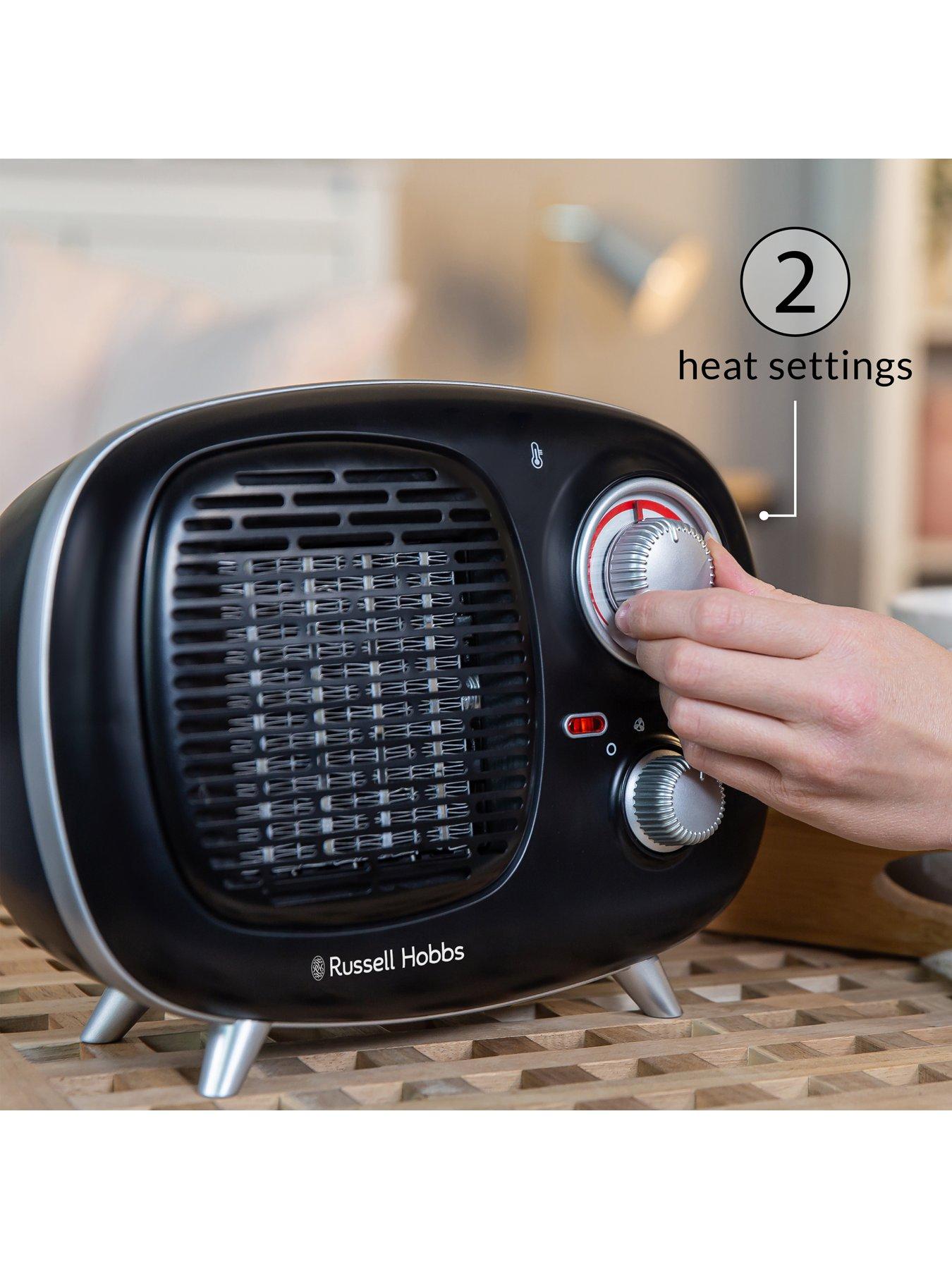 Image 6 of 6 of Russell Hobbs Retro PTC Heater RHRETPTC2001B